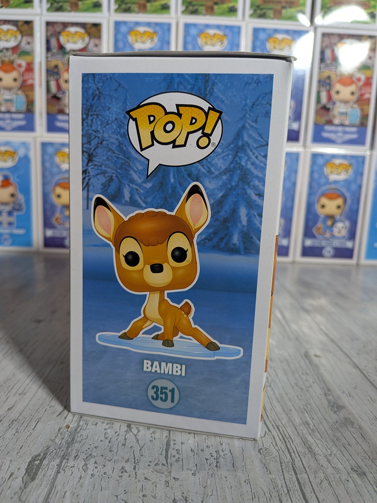 Funko Pop Disney #351 - Bambi (Funko x Loungefly/3000 Stück/Beflockt/Beschädigte Box)