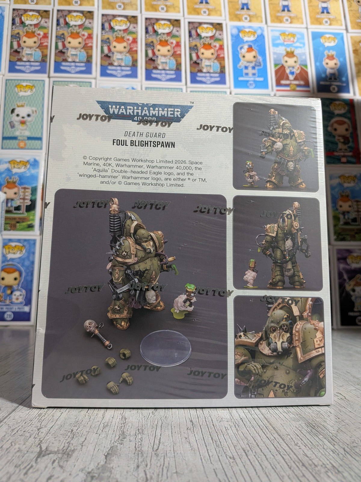JoyToy Warhammer 40k - Death Guard Foul Blightspawn (12.5cm)