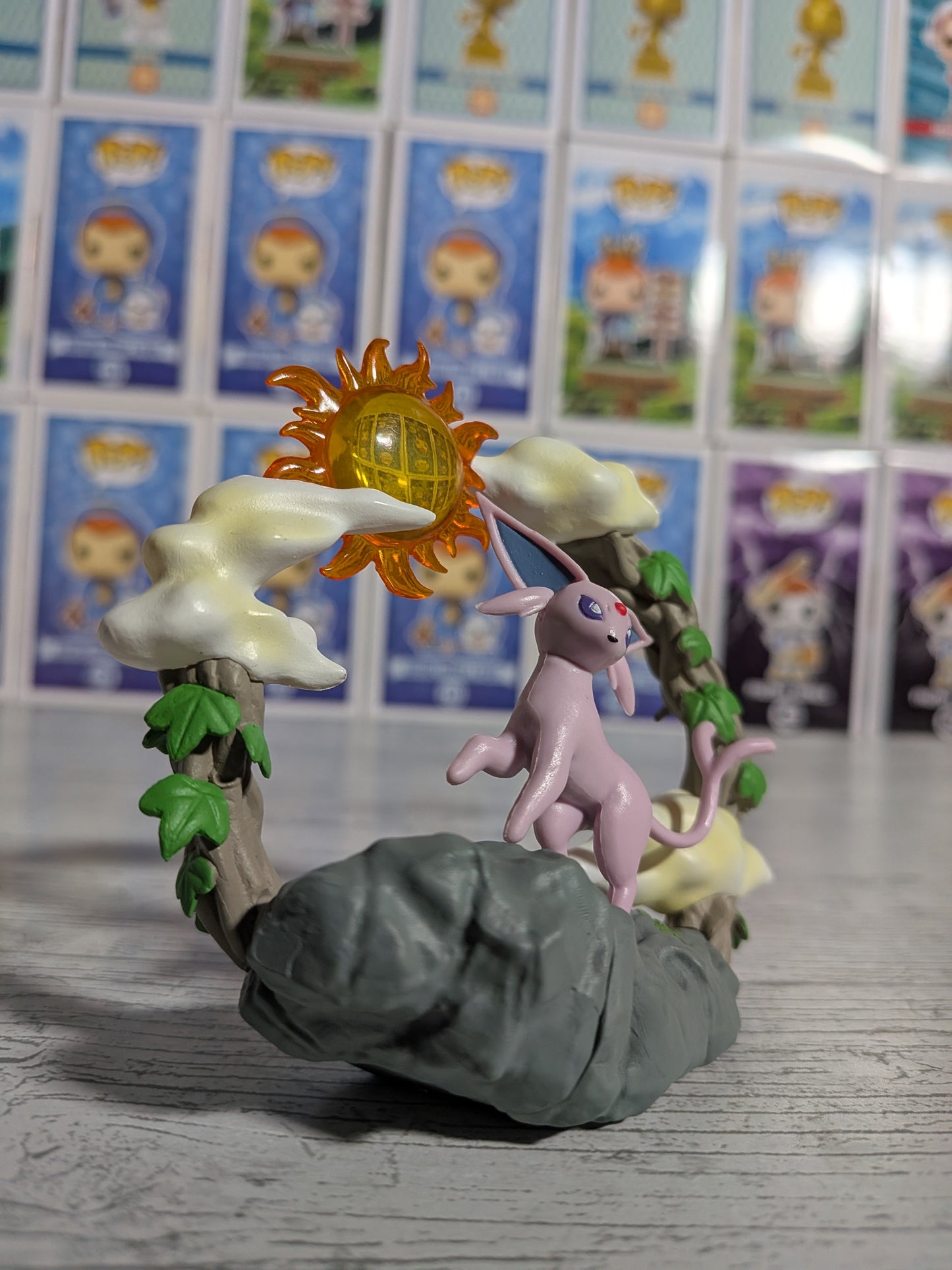 Re-Ment Pokémon - Mentali / Espeon - Circular Diorama
