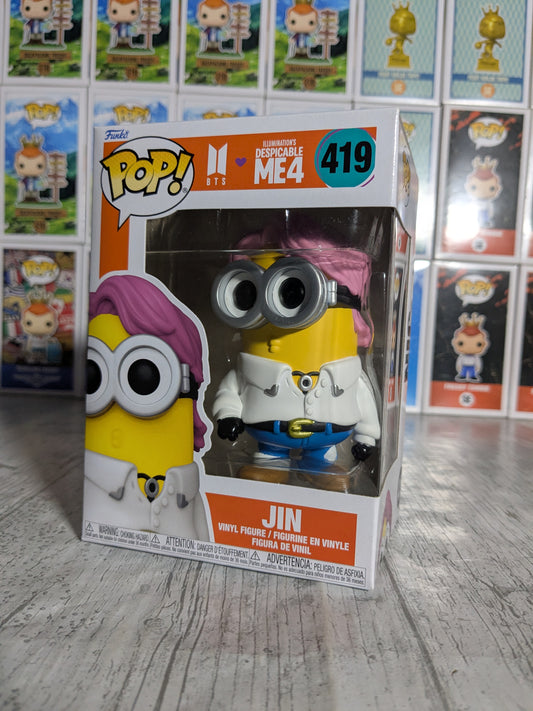 Funko pop BTS x Despicable Me 4 #419 - Jin (Minion)