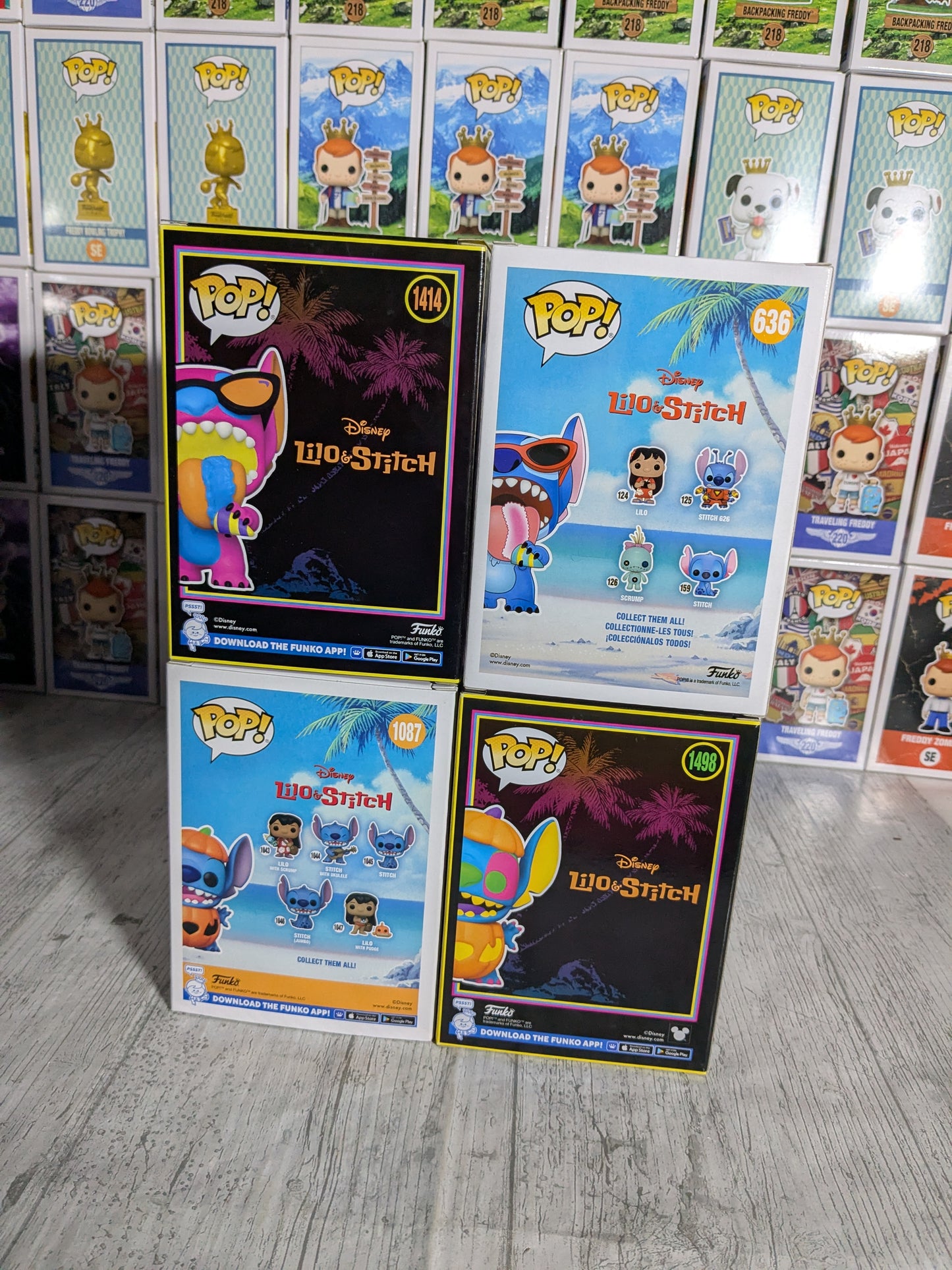 Funko pop Disney - Summer Stitch & Pumpkin Stitch (Bundle 4)