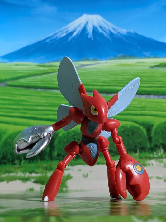 SHODO Pokémon 2 - Scizor | Scizor (Action figure + Accessorio)