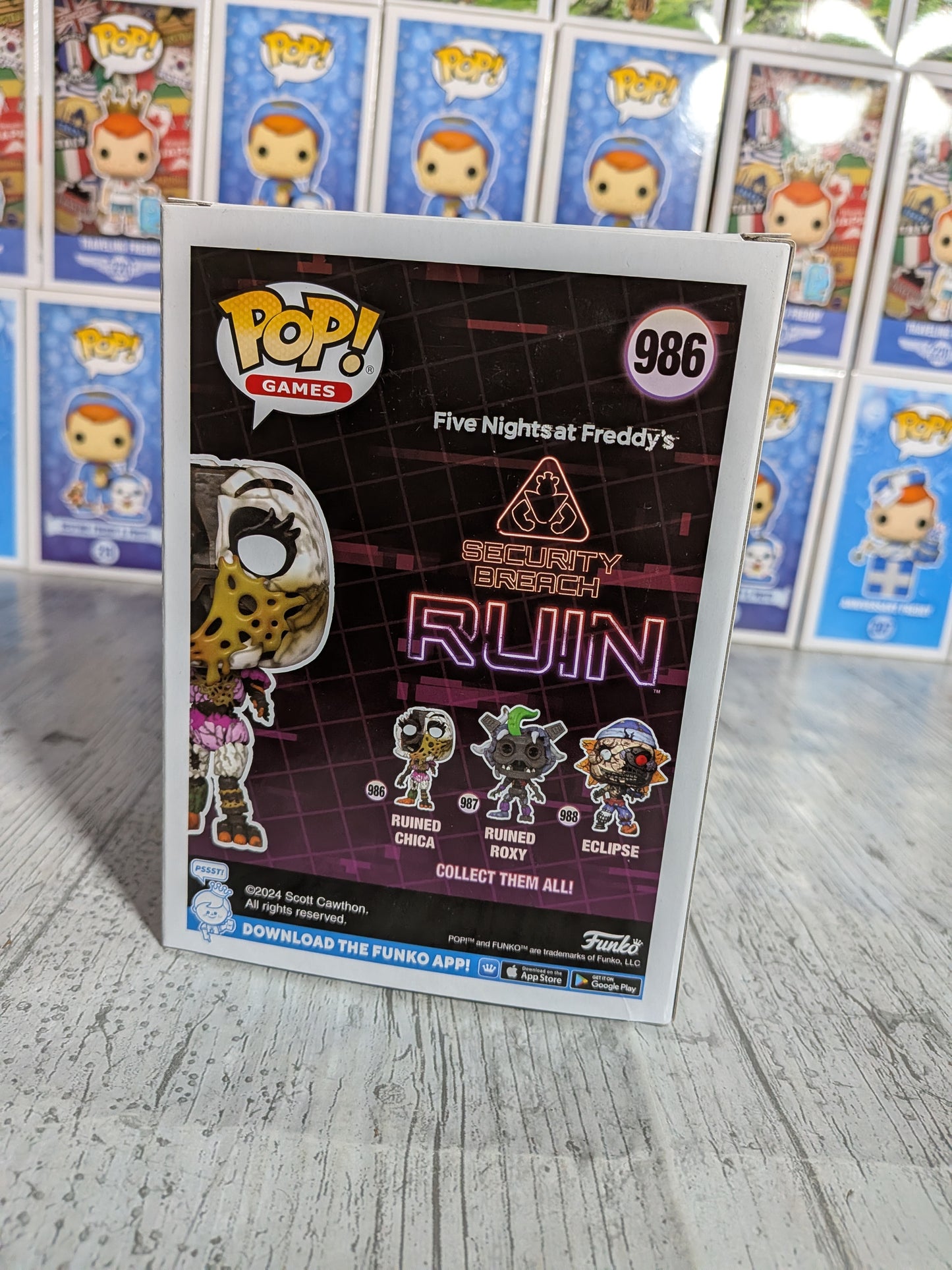 Funko Pop FNAF Security Breach #986 - Ruined Chica