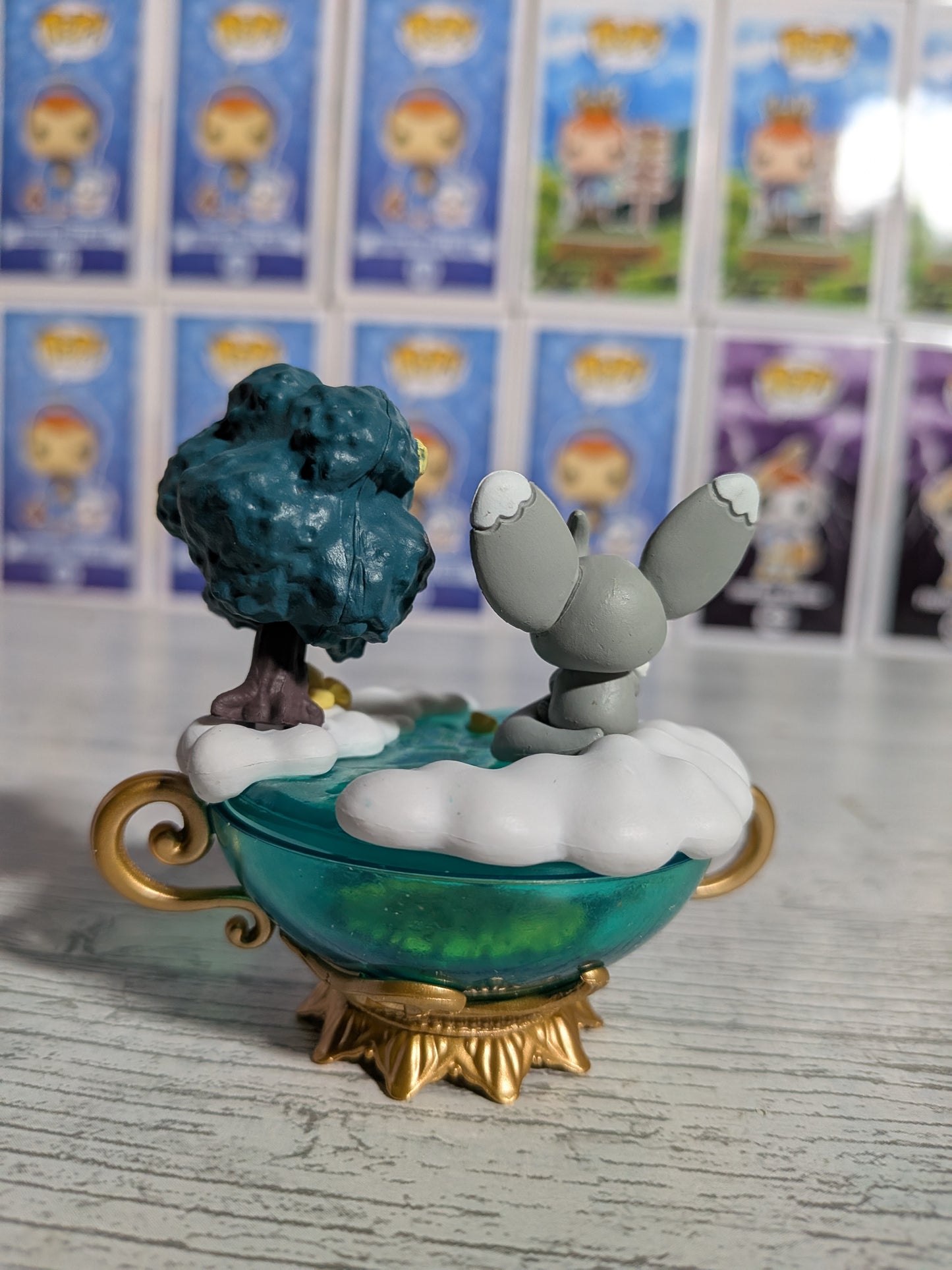 Re-Ment Pokémon - Chinchidou / Minccino - Starrium Dreaming Moonlit Night