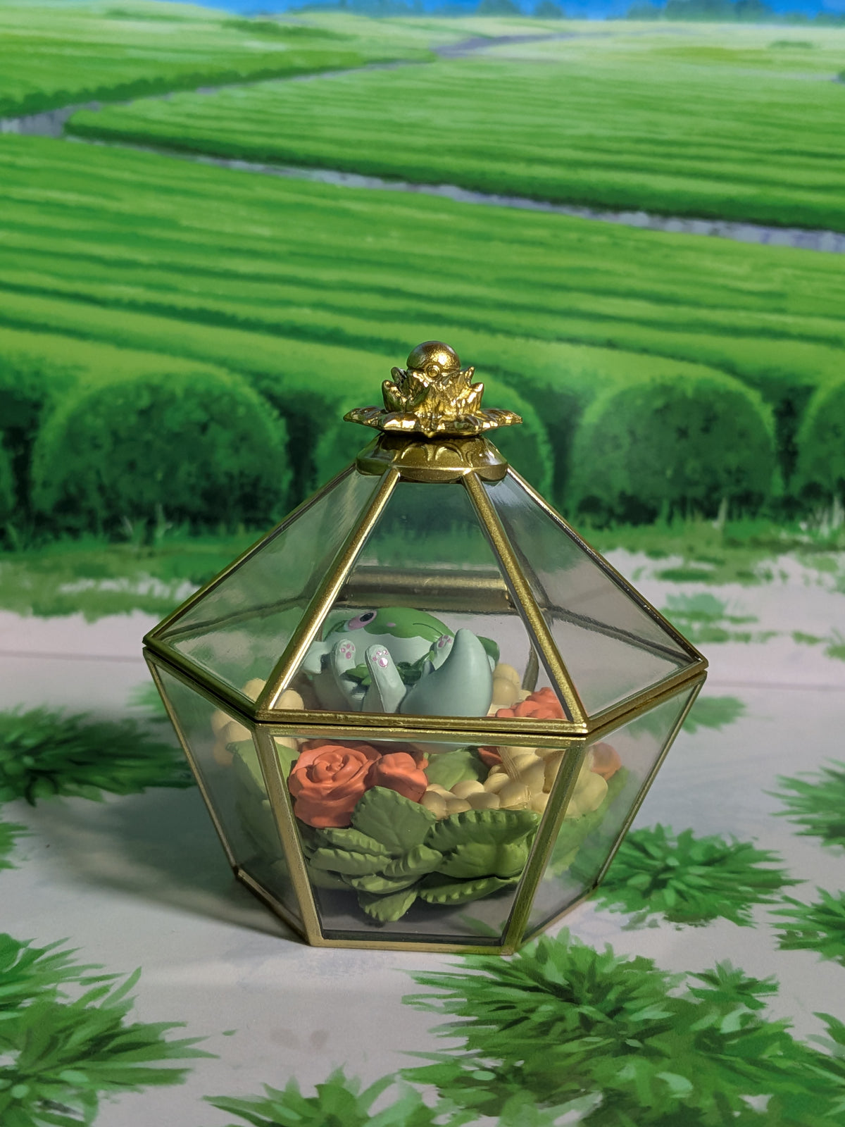 Re-Ment Pokémon - Poussacha / Sprigatito - Romantic Collection