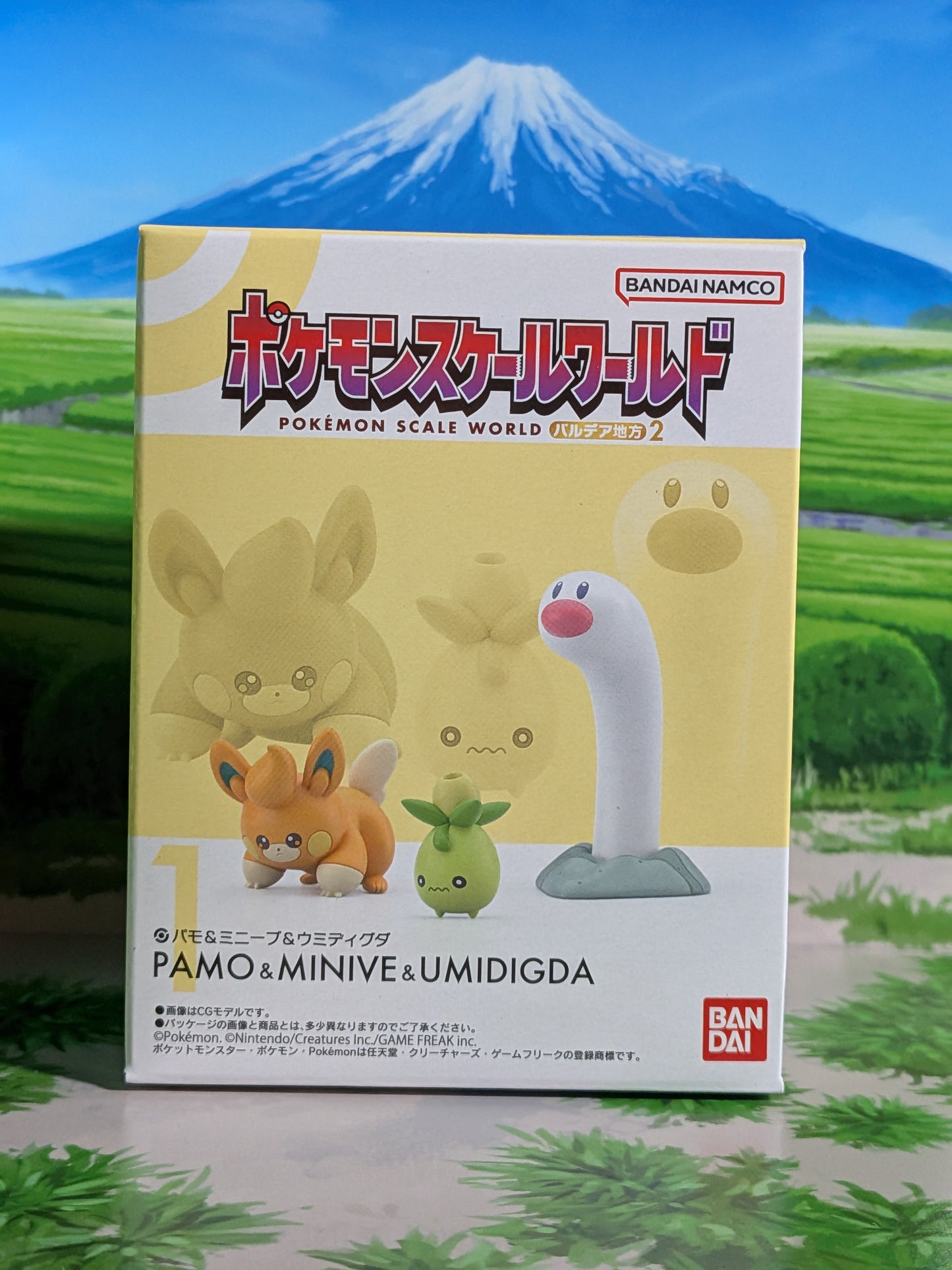 Pokémon Scale World Paldea - Pohm, Olivini & Taupikeau | Pawmi, Smoliv & Wiglett (Neuf)