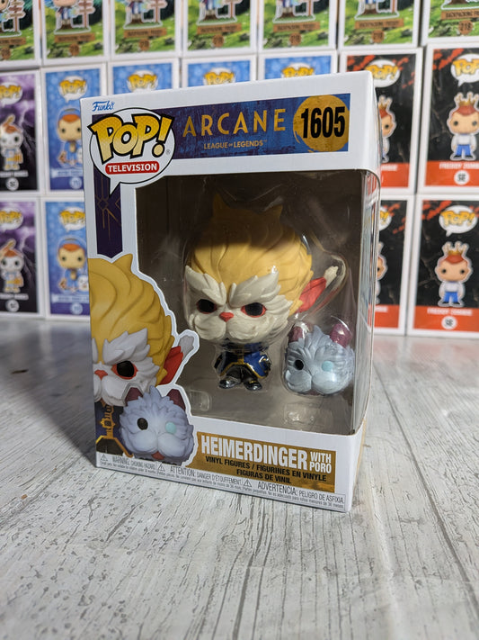 Funko pop Arcane #1605 - Heimerdinger with Poro