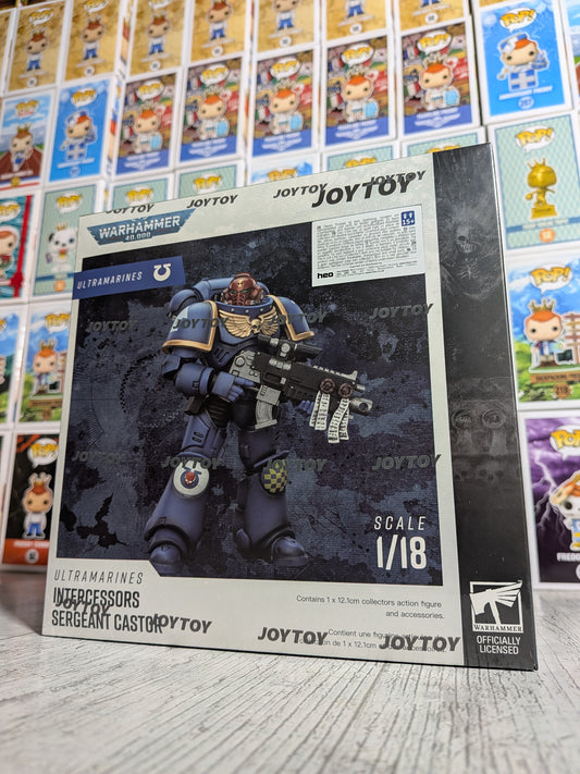 JoyToy Warhammer 40k - Ultramarines Heroes of the Chapter Brother Veteran Sergeant Castor (12,1cm)