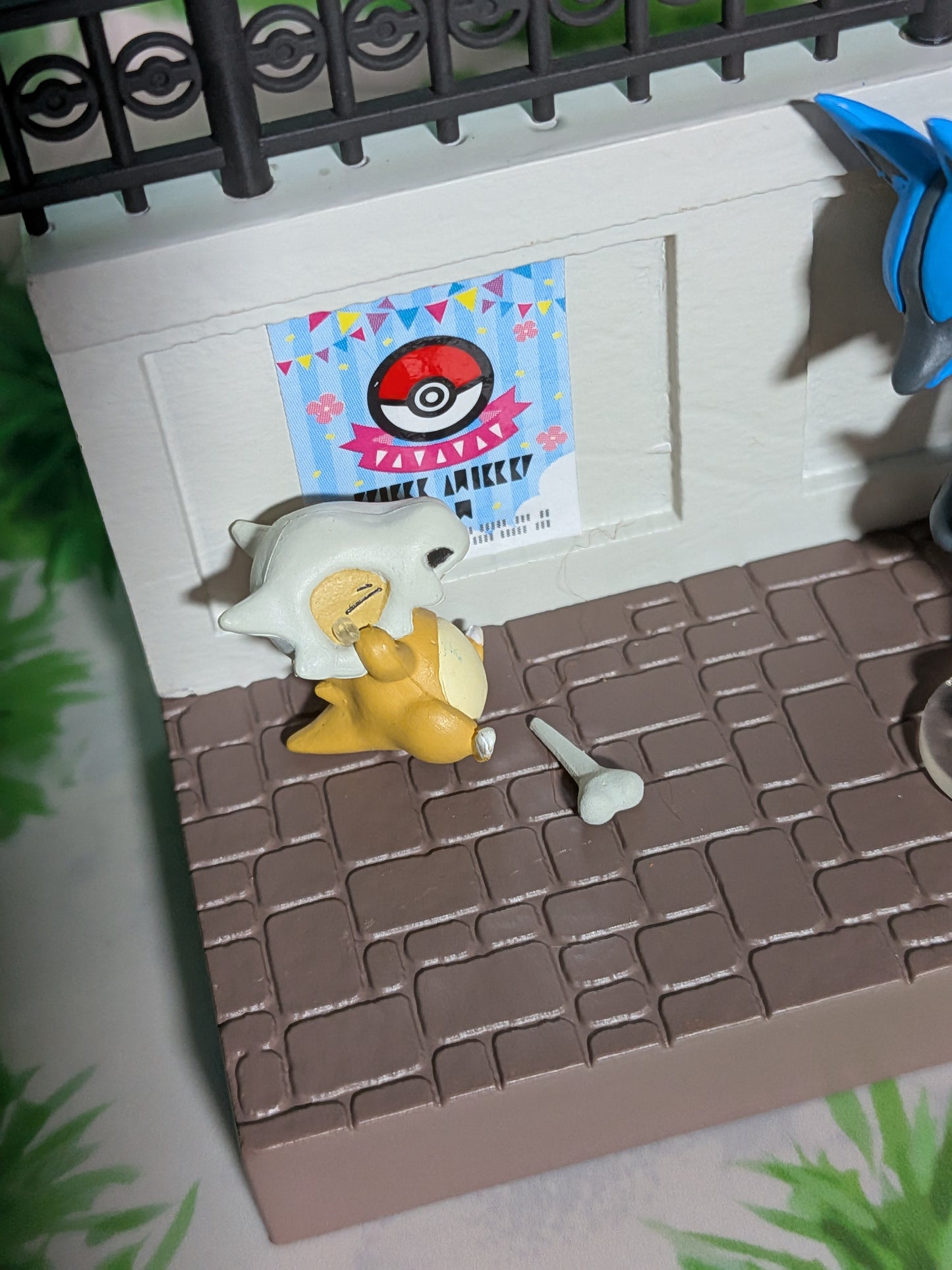 Re-Ment Pokémon Town 2 Festival Street Corner - Lucario & Osselait (~10cm)