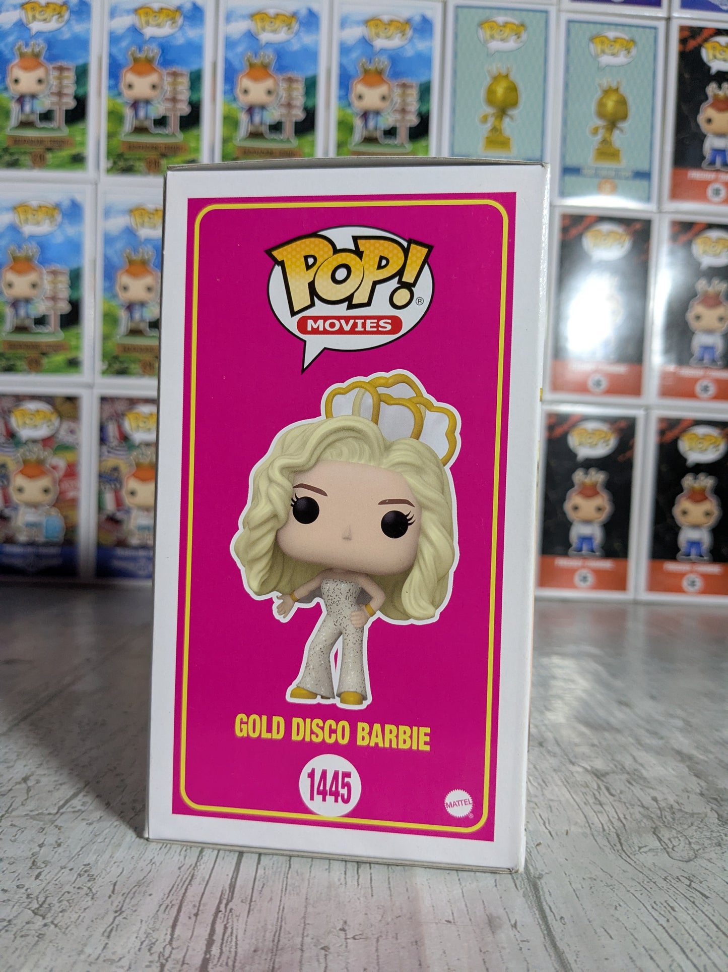 Funko pop Movies #1445 - Gold Disco Barbie