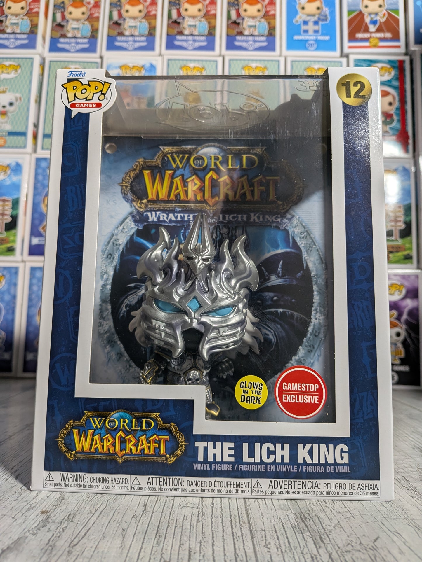 Funko Pop Games World of Warcraft #12 - Der Lichkönig (Glow/GE)