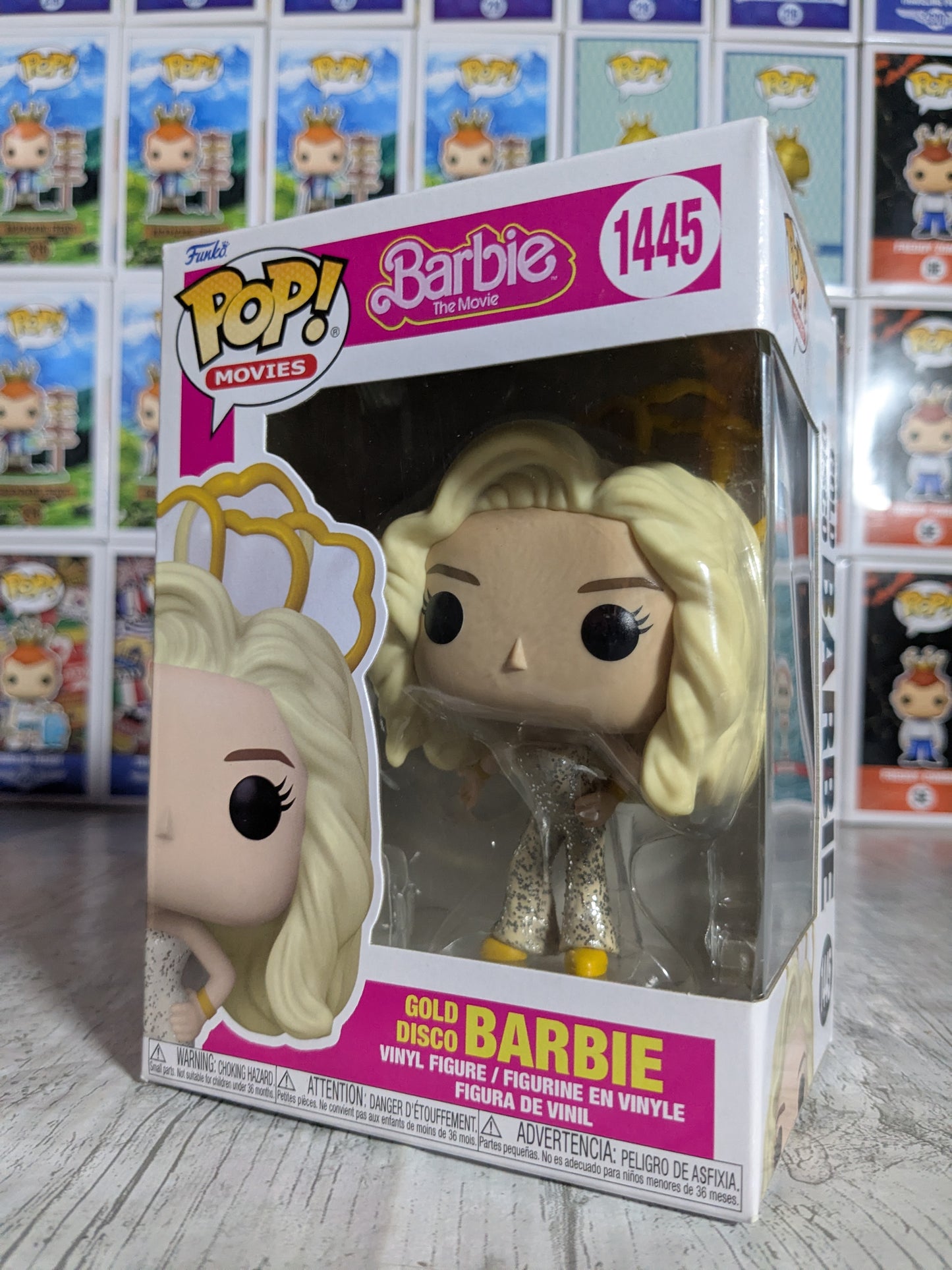 Funko pop Movies #1445 - Gold Disco Barbie