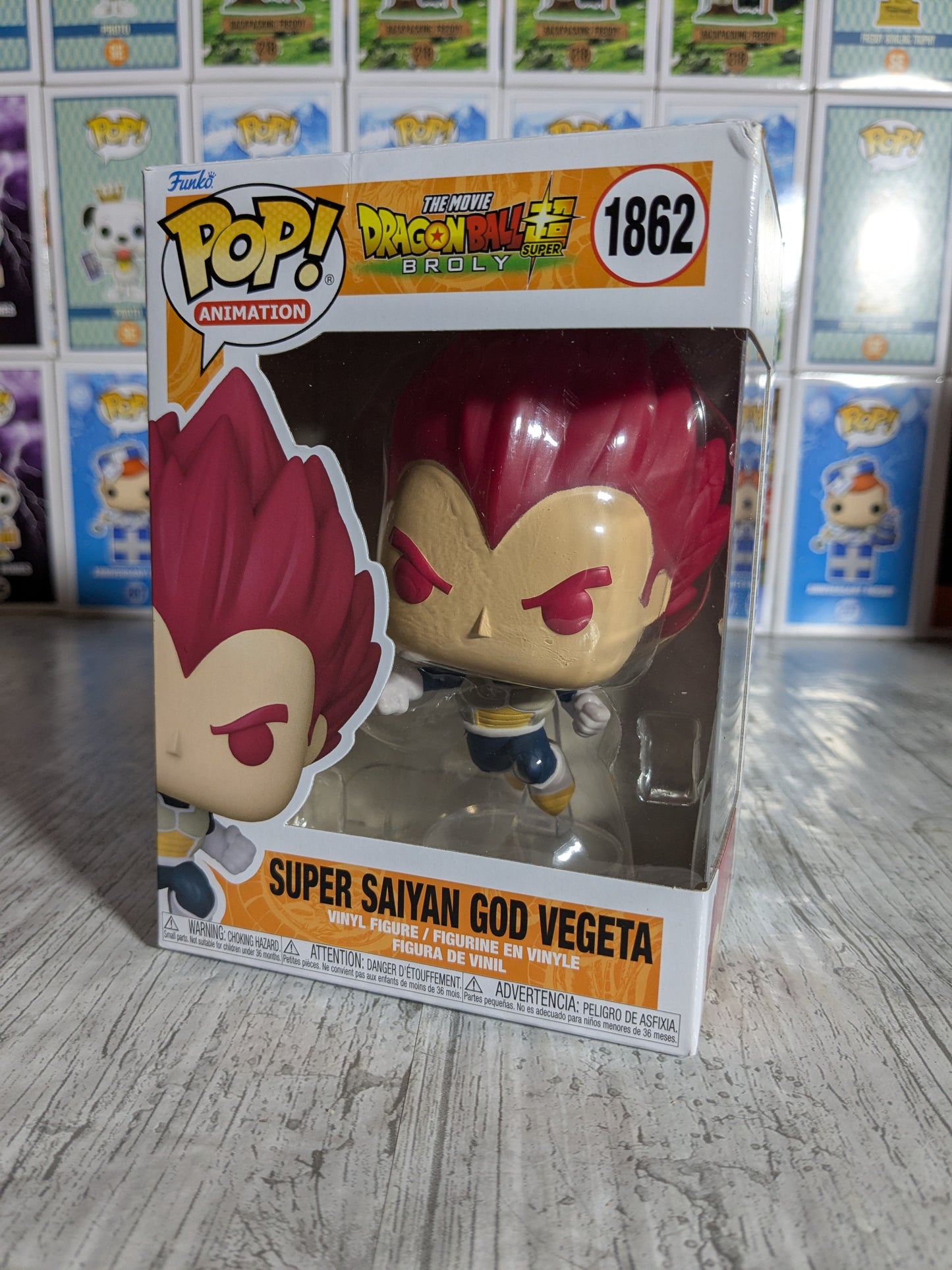 Funko pop 1868 - Super Saiyan God Vegeta (Opened/Damaged Box)