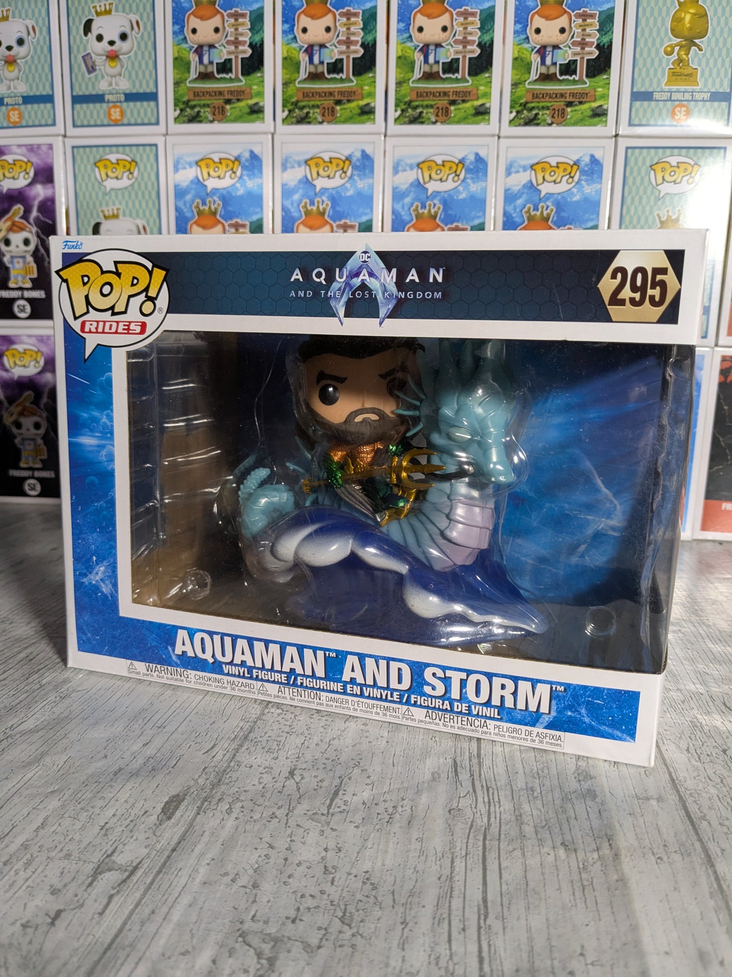 Funko pop 295 : Aquaman and Storm (Damaged Box/Opened)
