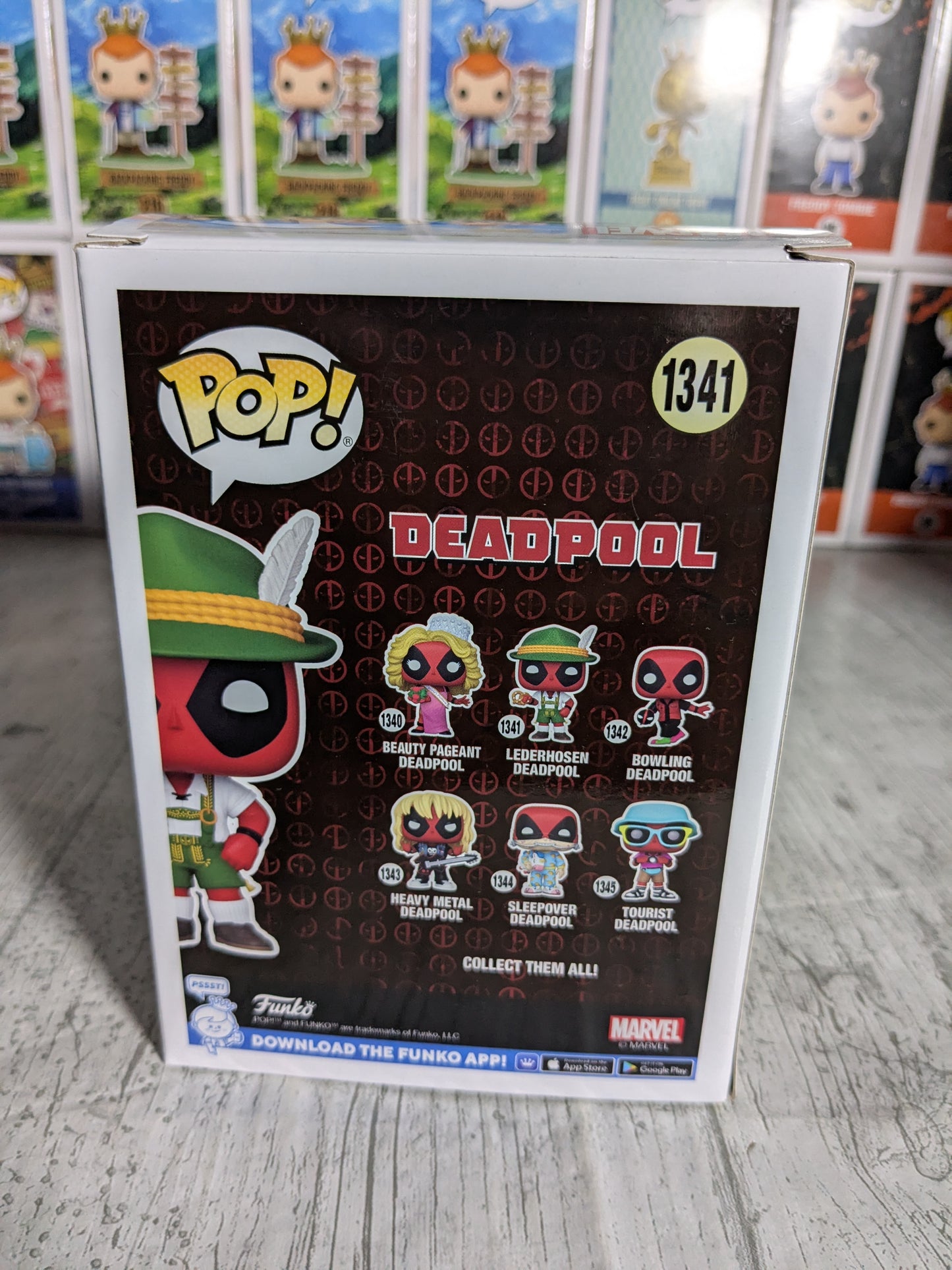 Funko pop 1341 : Lederhosen Deadpool (Opened)