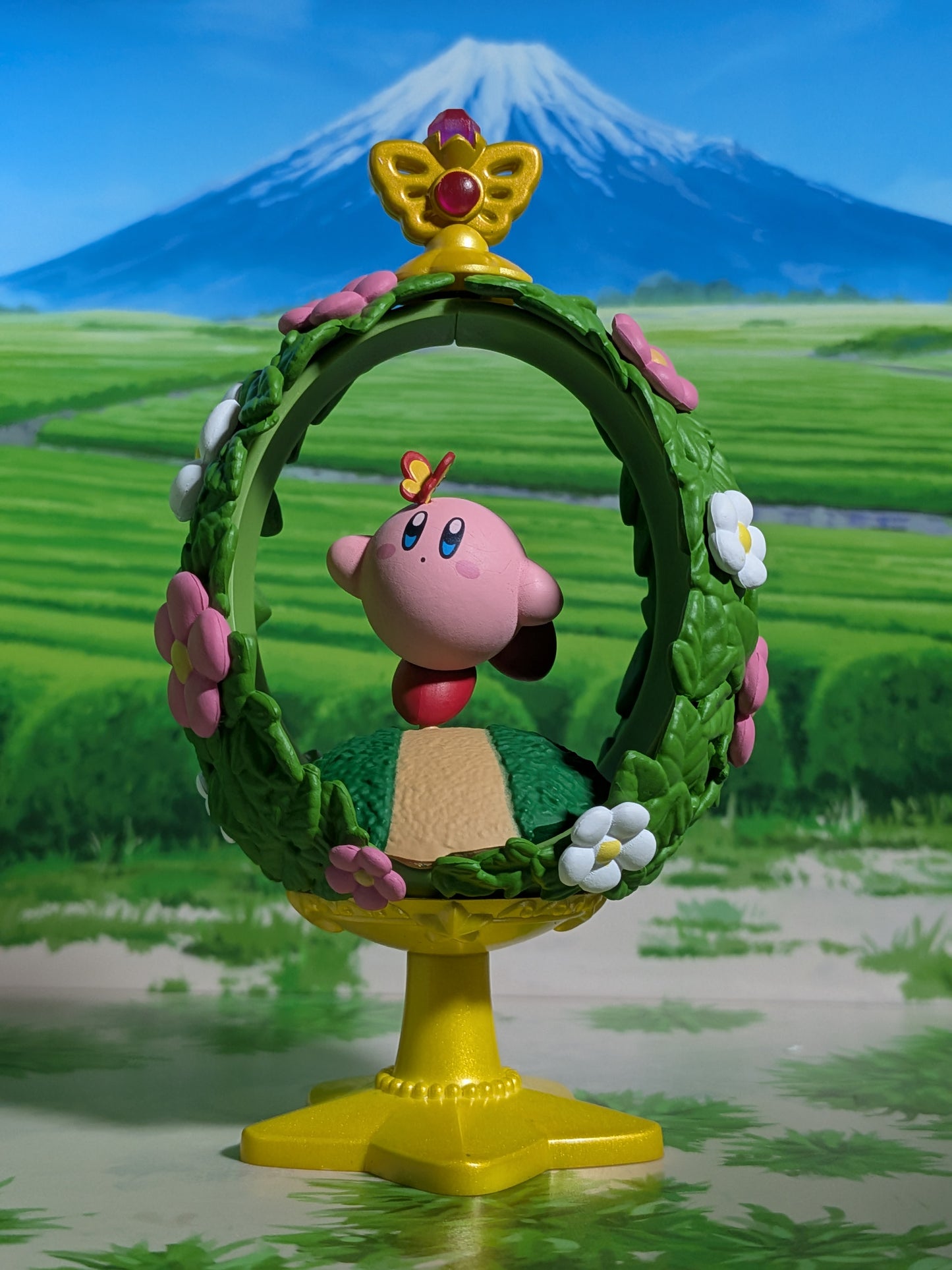 Re-Ment - Kirby OVALTIQUE COLLECTION - Kirby with Butterfly