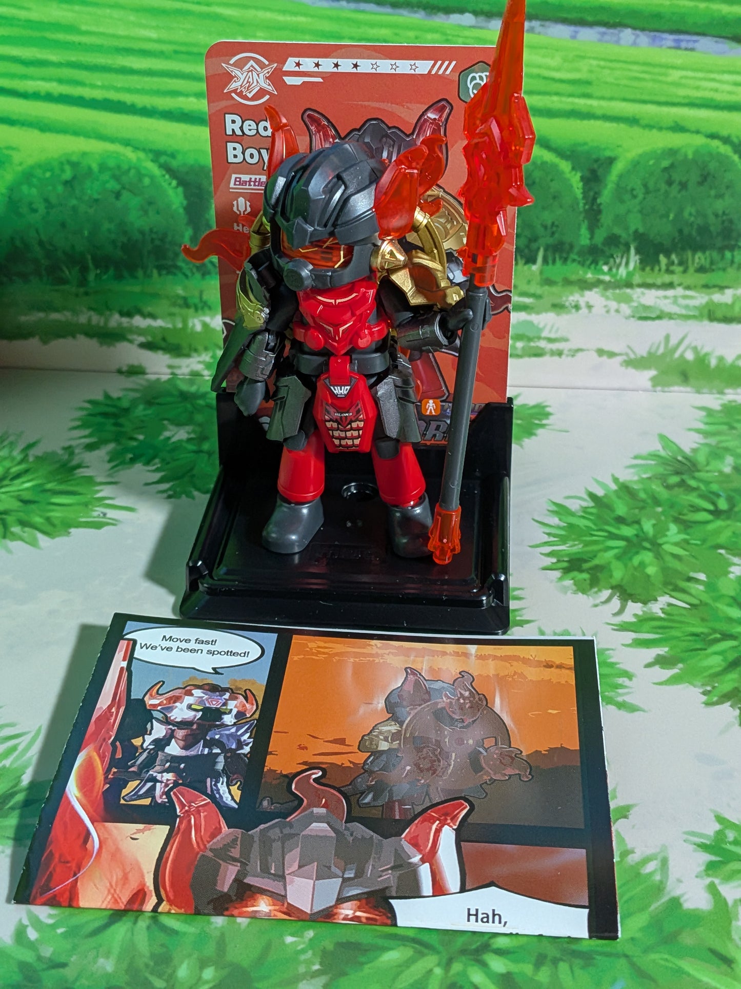 Blokees - Hero Infinity Warrior Version 06 - Red Boy (Battle Suit) (~10cm)