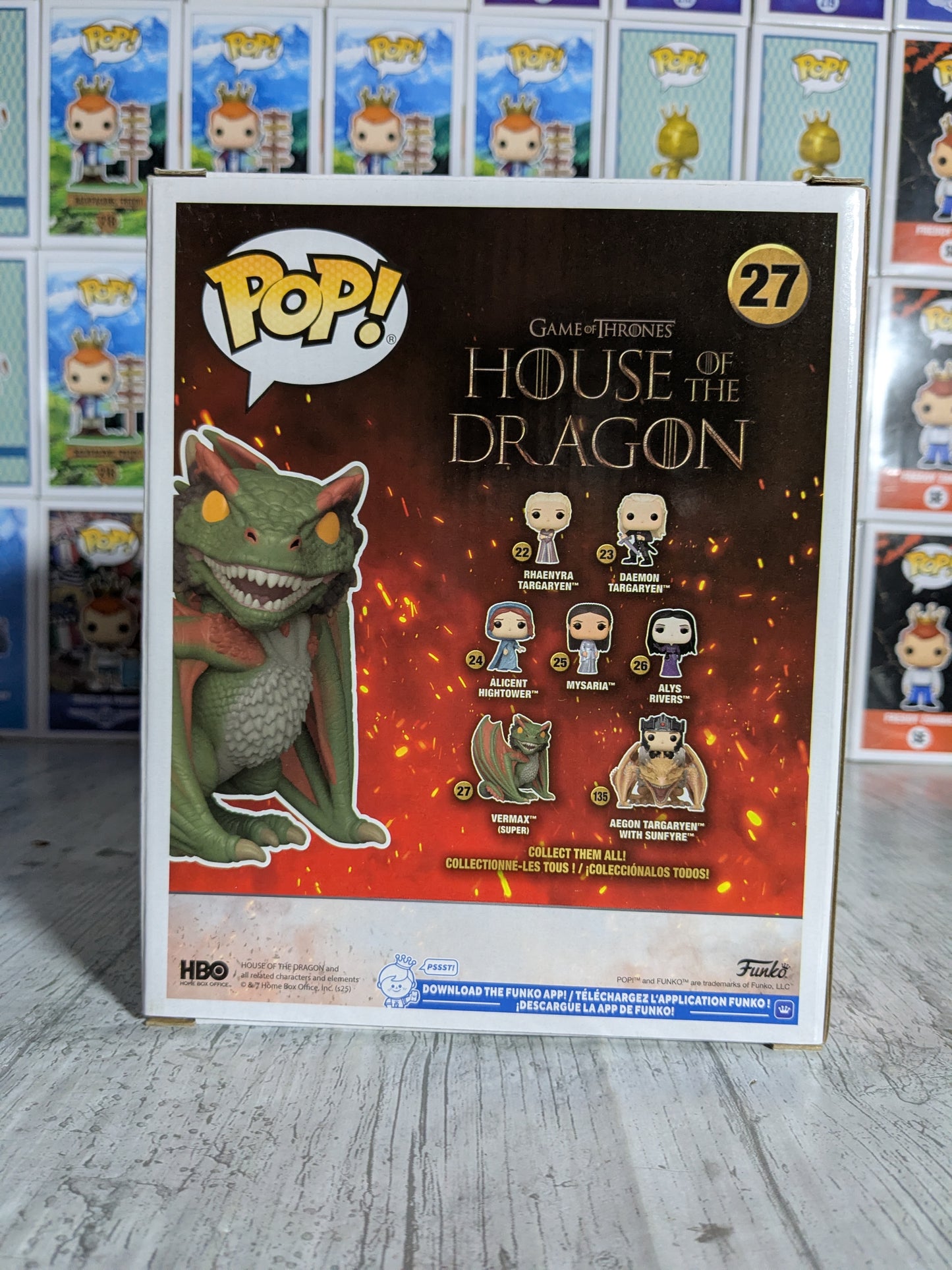 Funko pop House of the Dragon #27 - Vermax