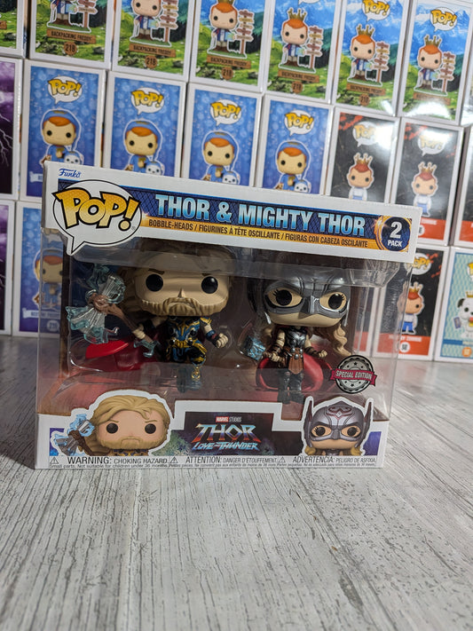 Funko pop Marvel Studios Thor Love & Thunder - Thor & Mighty Thor