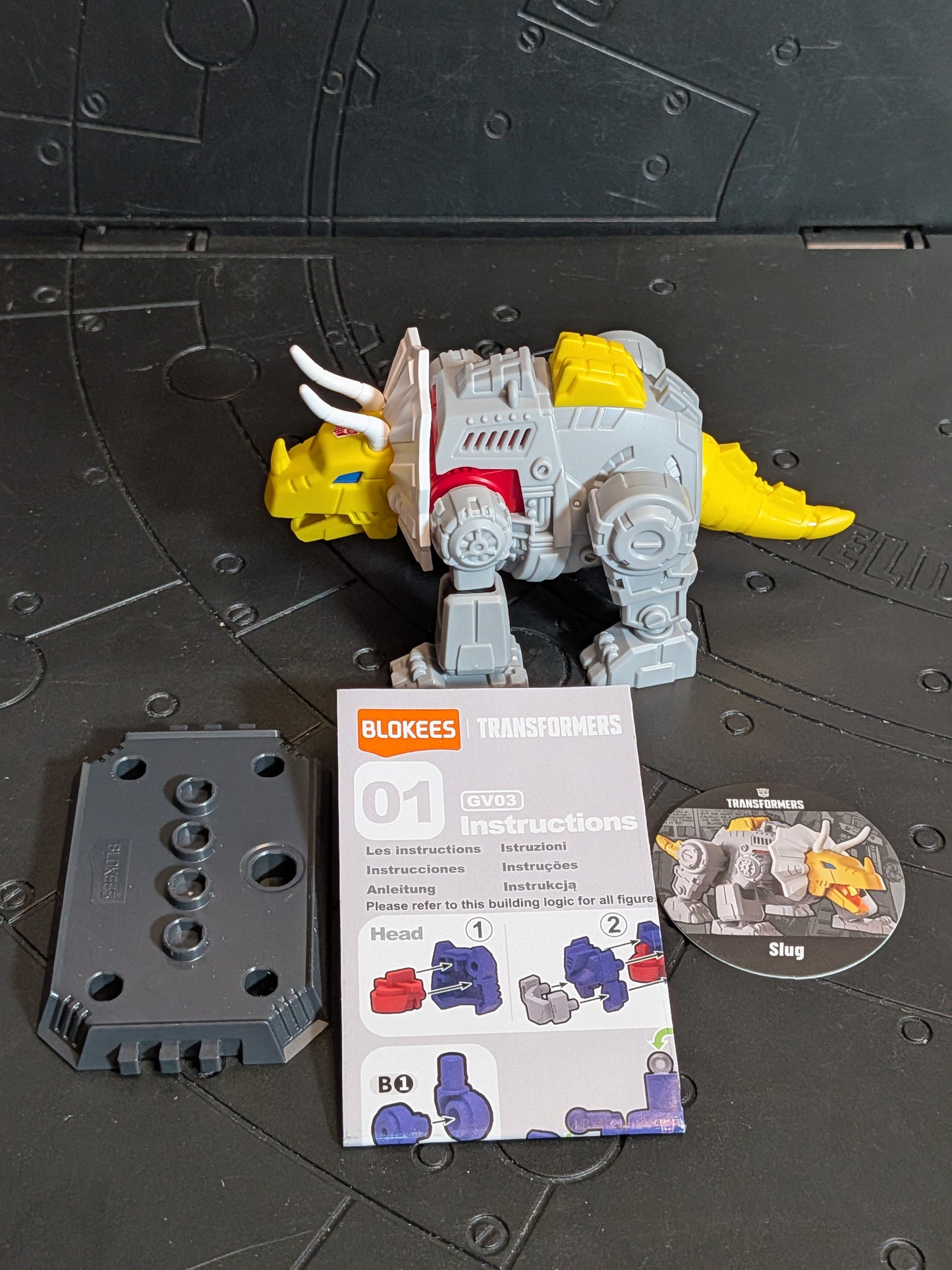 Blokees - Transformers Galaxy Version 03 - Slug (Alternate/Dinobot Mode) (~10-12cm)