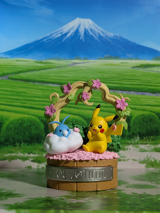 Re-Ment Pokémon - Pikachu & Tylton / Swablu - Tale of the Forest 2