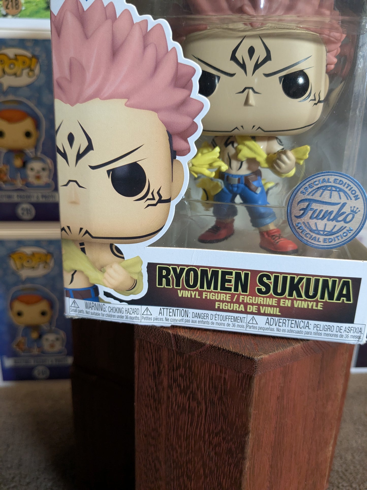 Funko pop 1483 : Ryomen Sukuna Tearing Shirt (Destroyed Box/Opened)