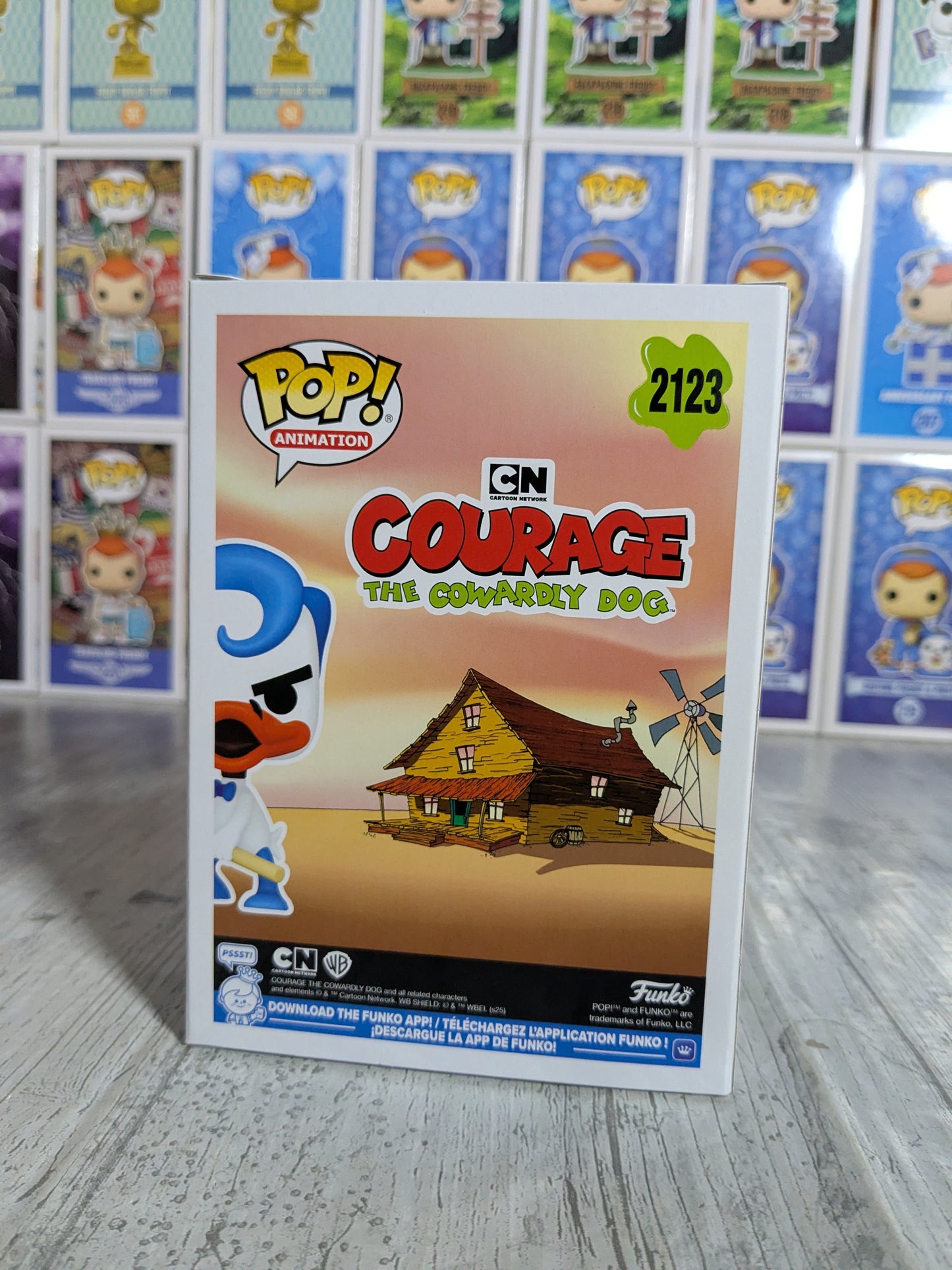 Funko pop Courage The Cowardly Dog #2123 - Le Quack (9500PCS)