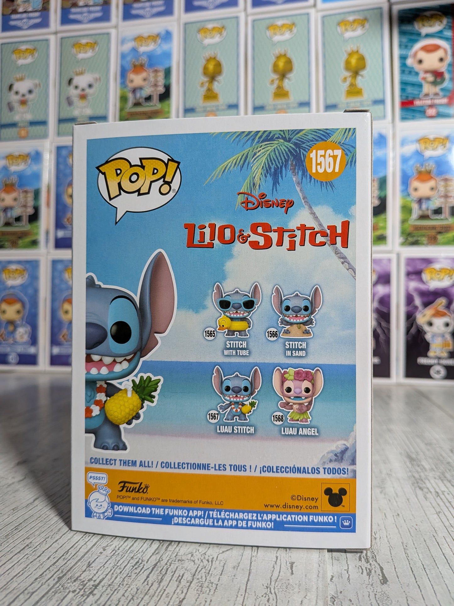 Funko Pop Disney #1567 - Luau Stitch (Flocked)