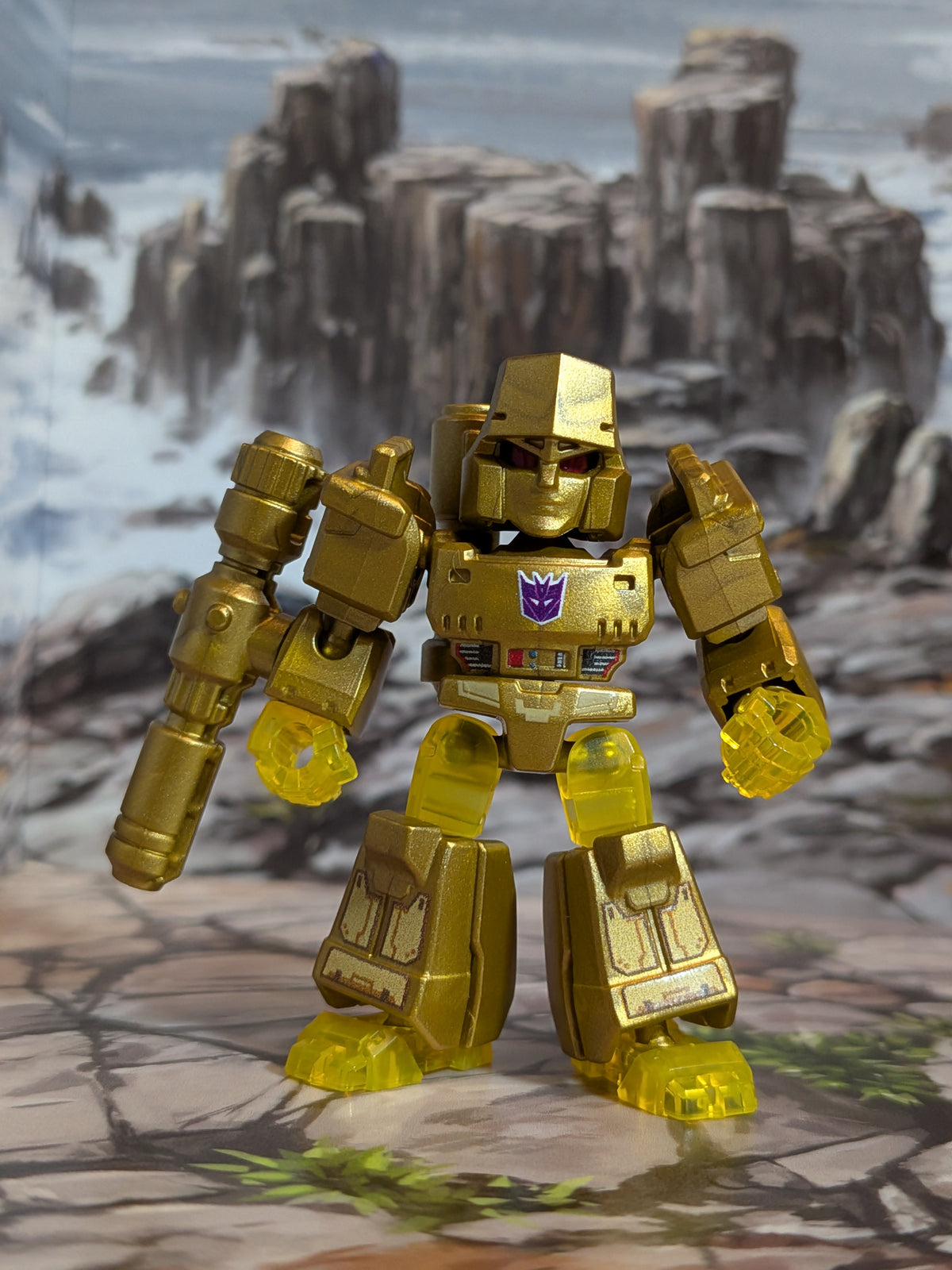 Blokees - Transformers Heavy Metal War (DV03) - Brilliant Megatron (~4-6cm)