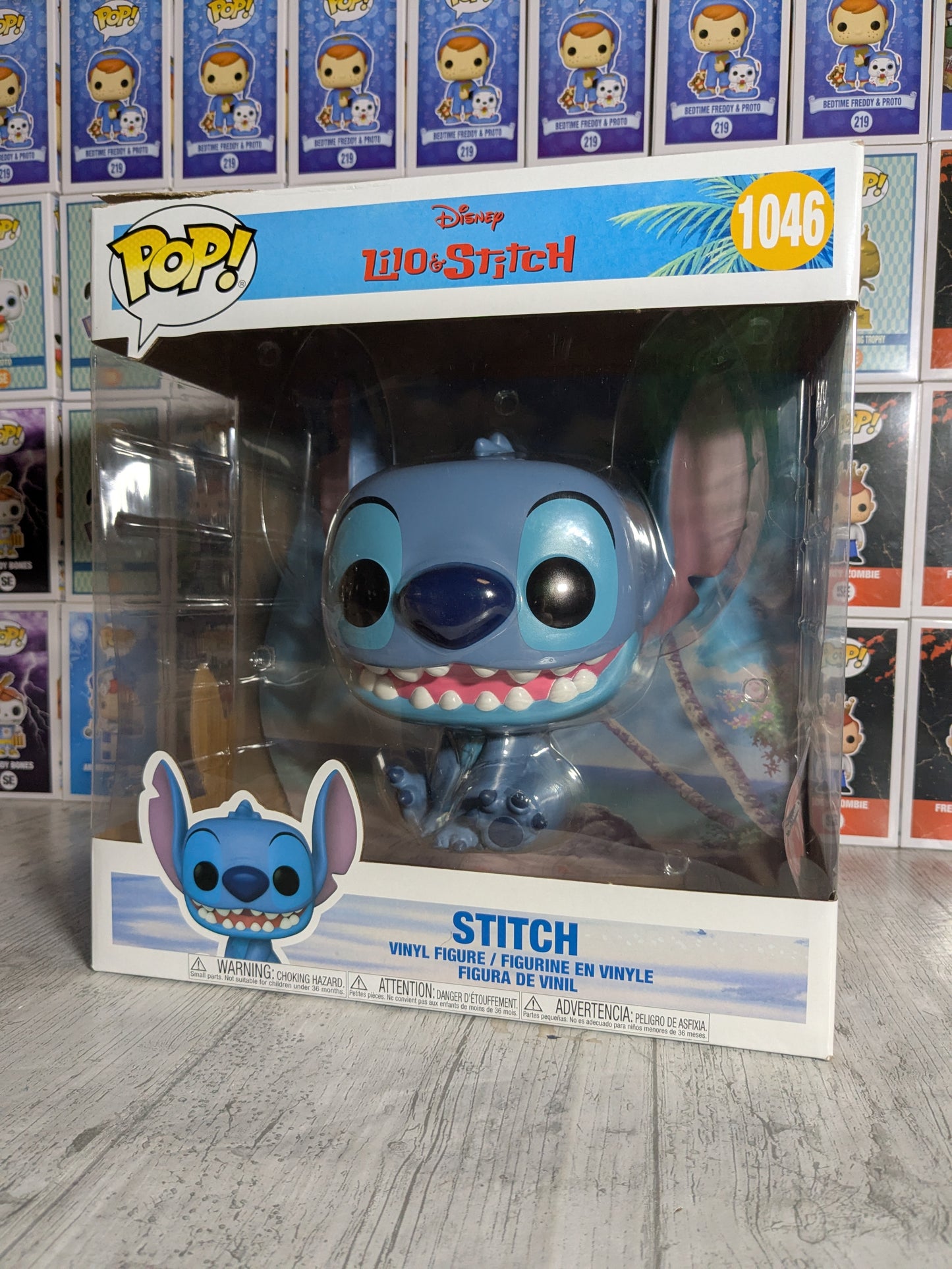 Funko pop 1046 : Stitch (Opened / Damaged box + Plastic)