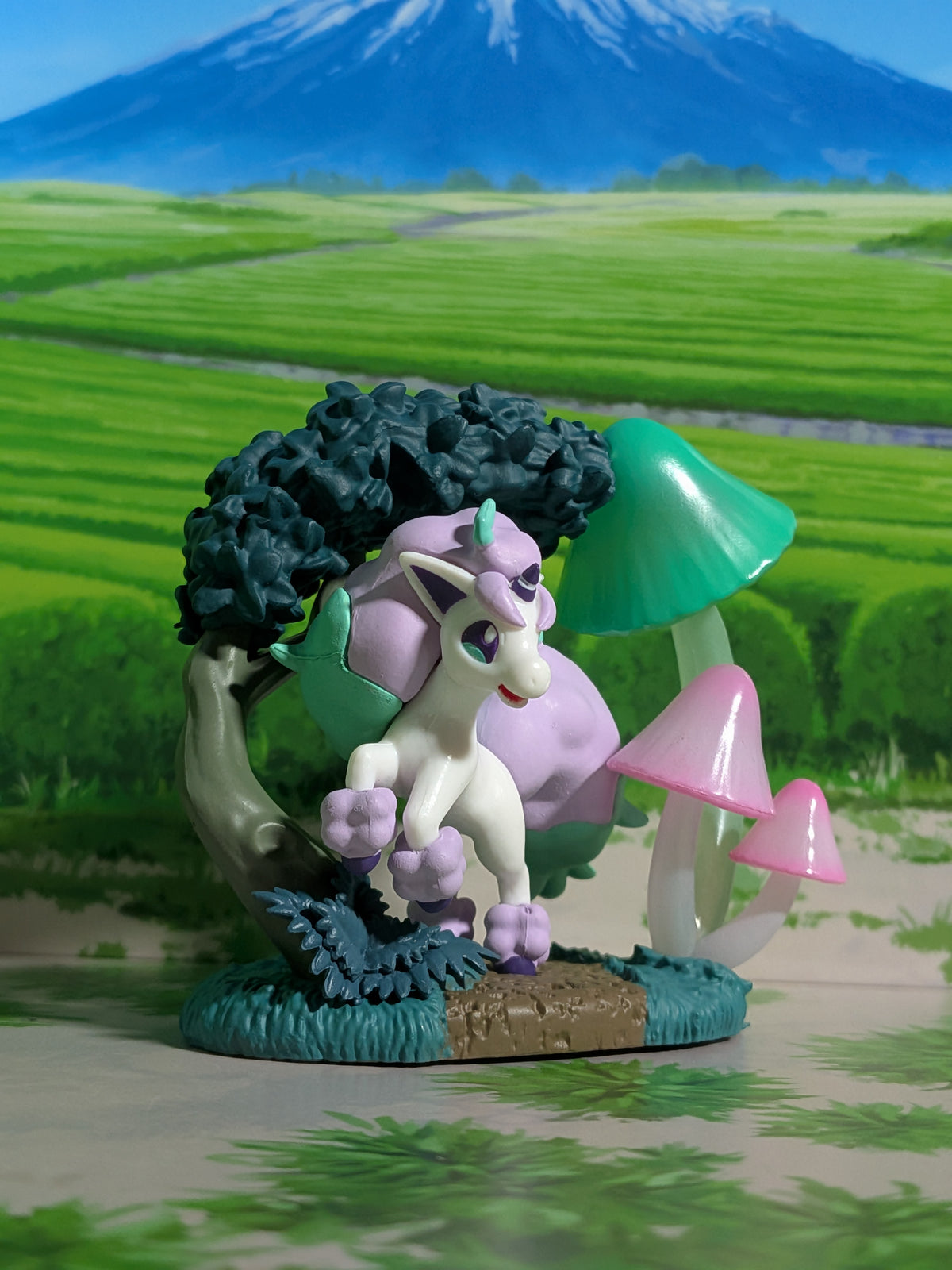 Re-Ment Pokémon - Ponyta de Galar - Circular Diorama