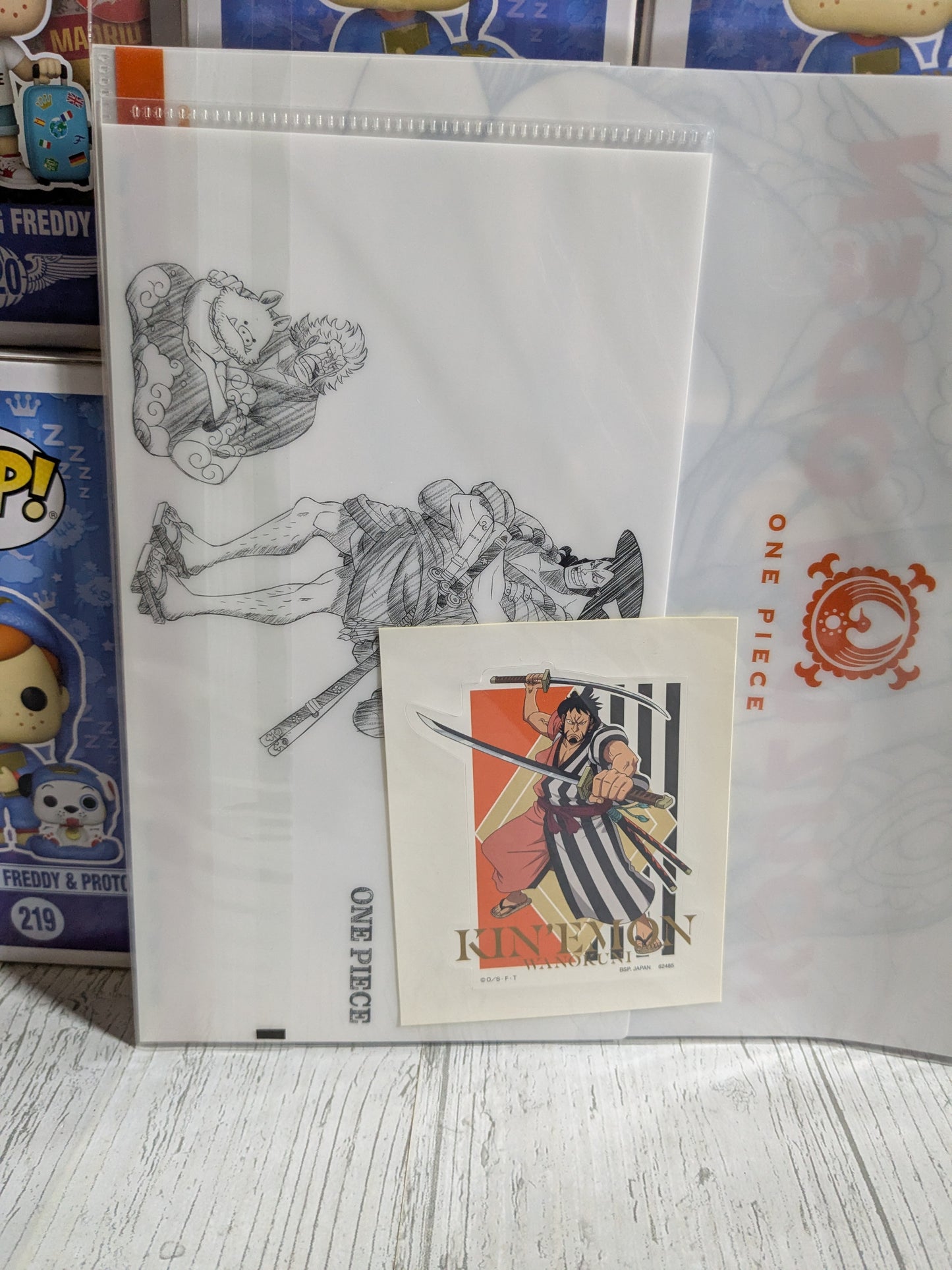 Bandai Spirits - Ichiban Kuji - The Right Hand - Lot H - Clear File A4 Pouch (Kouzuki Oden)