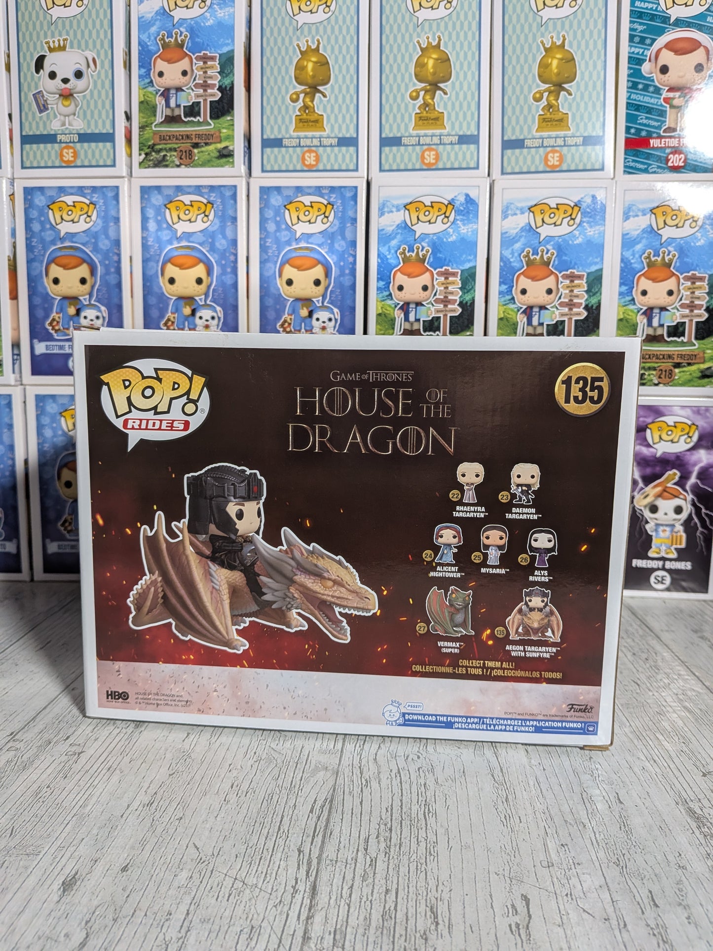 Funko Pop Rides Television #135 - Aegon Targaryen with Sunfyre