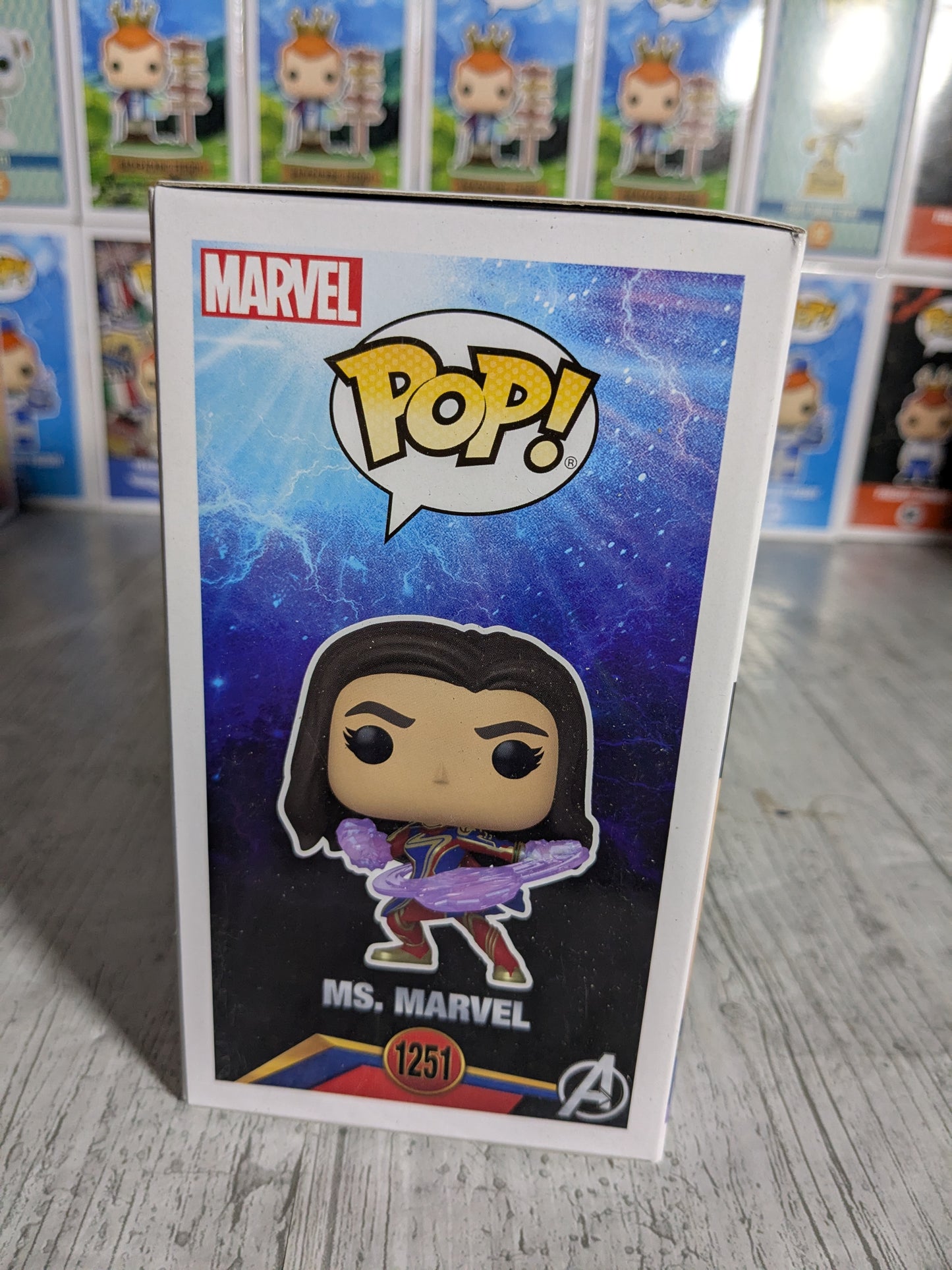Funko pop 1251 : Ms. Marvel (Glow)