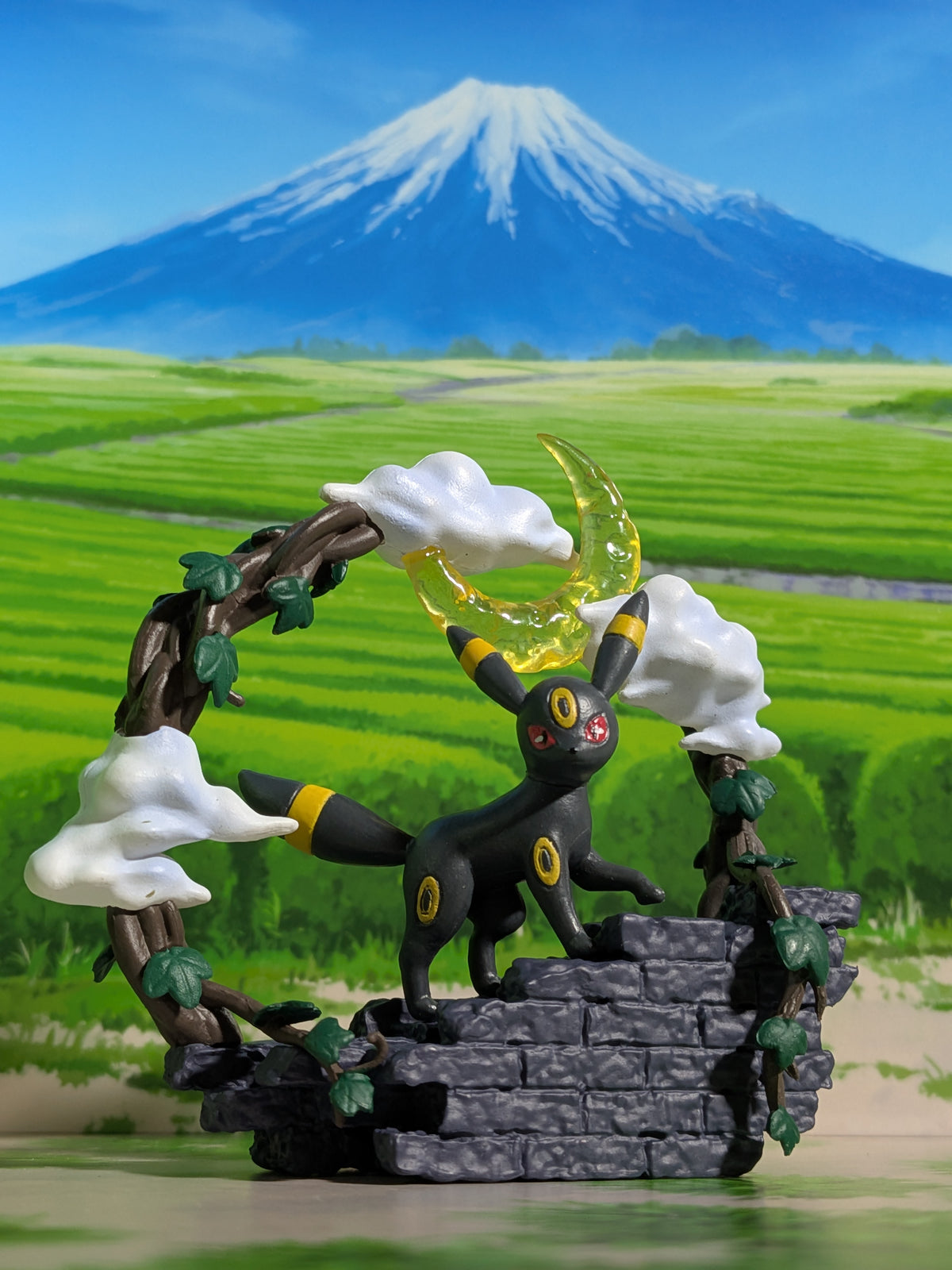 Re-Ment Pokémon - Noctali / Umbreon - Circular Diorama