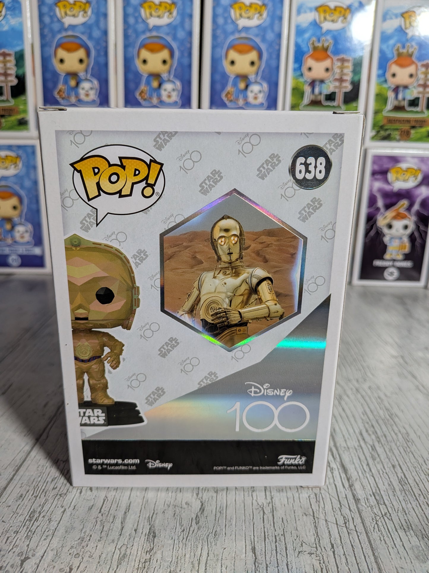 Funko Pop Star Wars Disney 100 #638 - C-3PO (Facet)