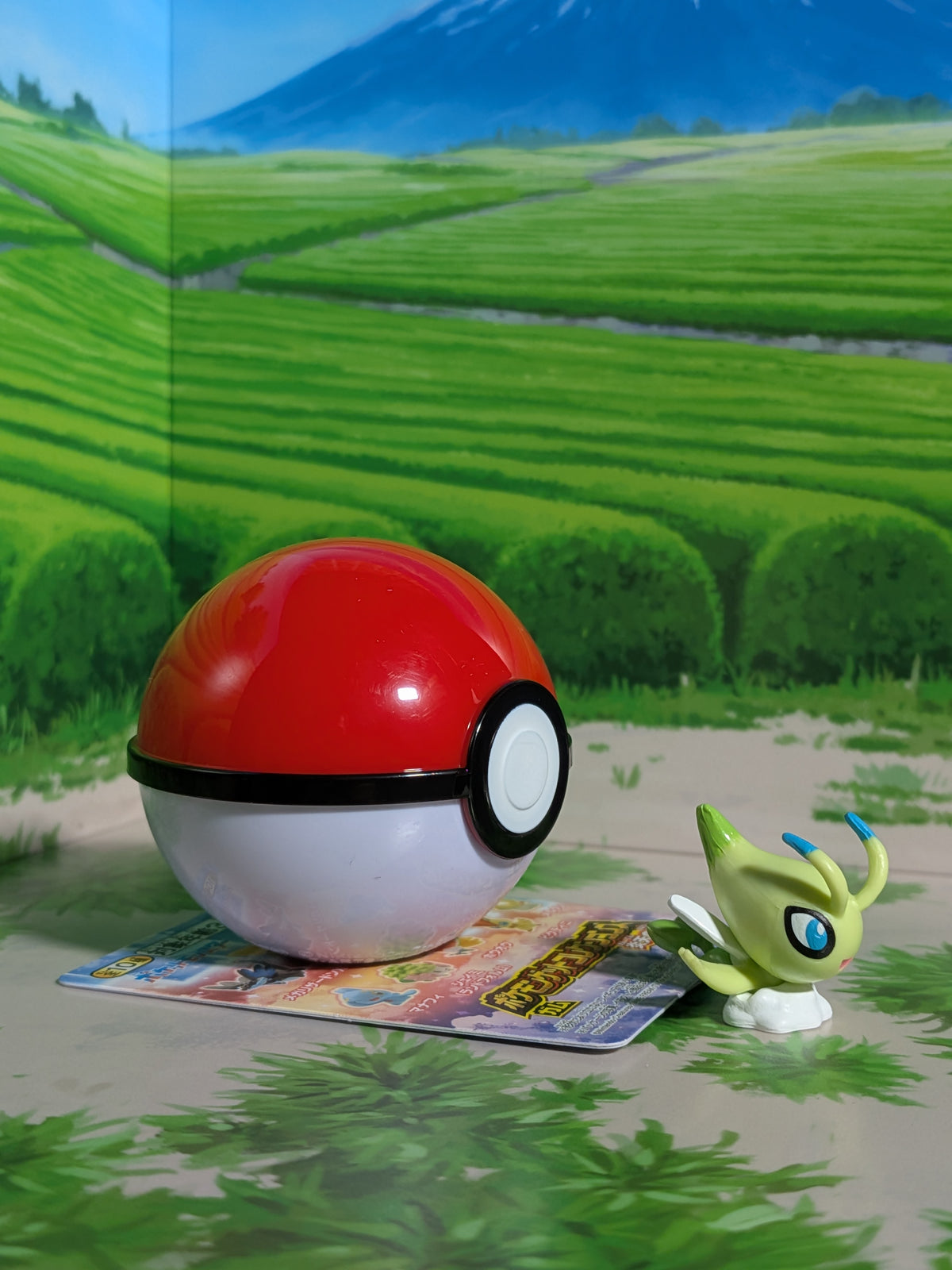Shokugan: Pokémon Get & Gum - Blazing Sky Illusion - Celebi & Poké Ball (Environ 3 cm)