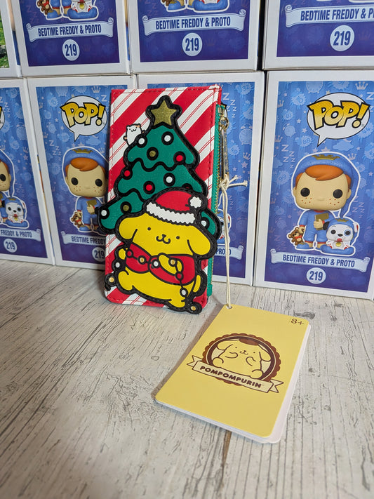 Loungefly Sanrio - Pompompurin Holiday Large Cardholder 🎄