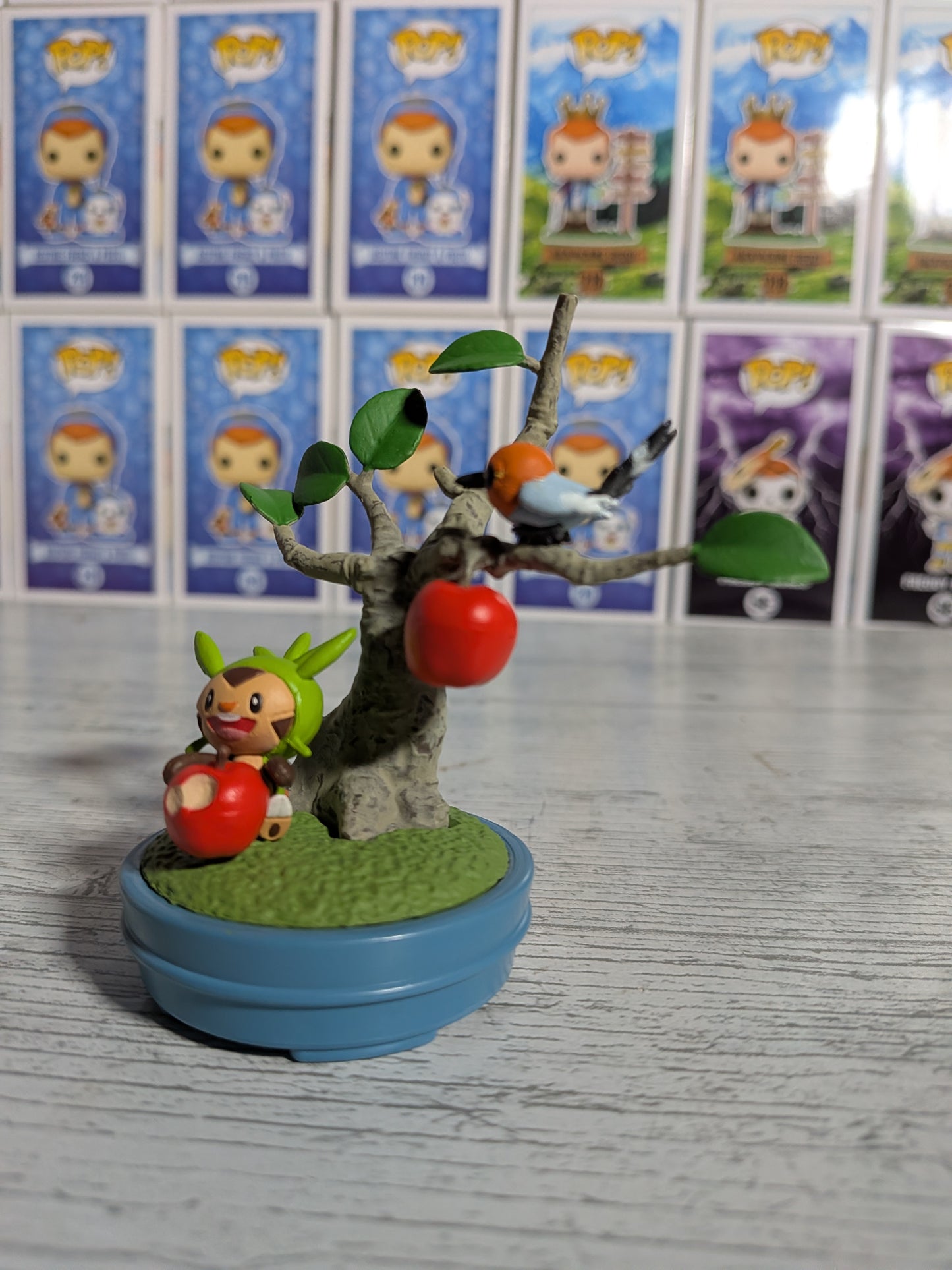 Re-Ment Pokémon - Marisson / Chespin & Passerouge / Fletchling - Pocket Bonsai 2