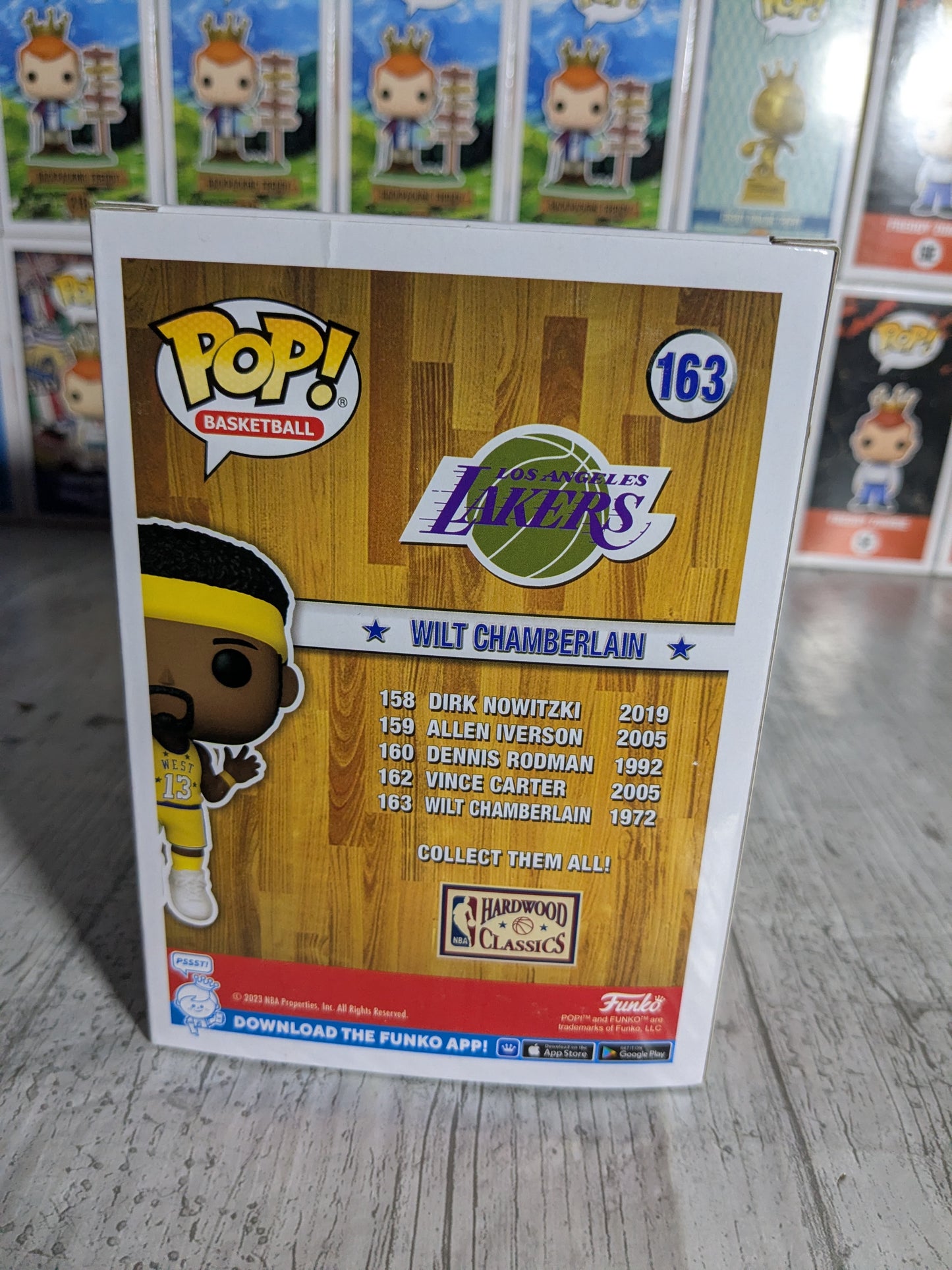 Funko pop 163 : Wilt Chamberlain