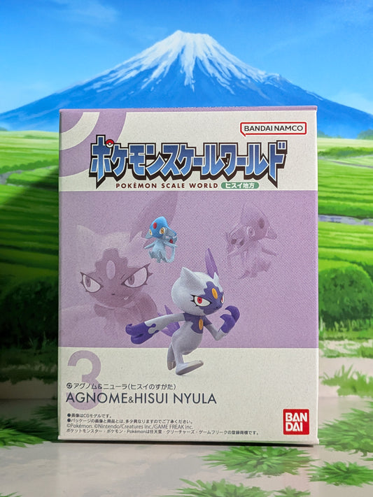 Pokémon Scale World Hisui - Créfadet & Farfuret (Forma di Hisui) | Azelf & Hisuian Sneasel (Nuovo)