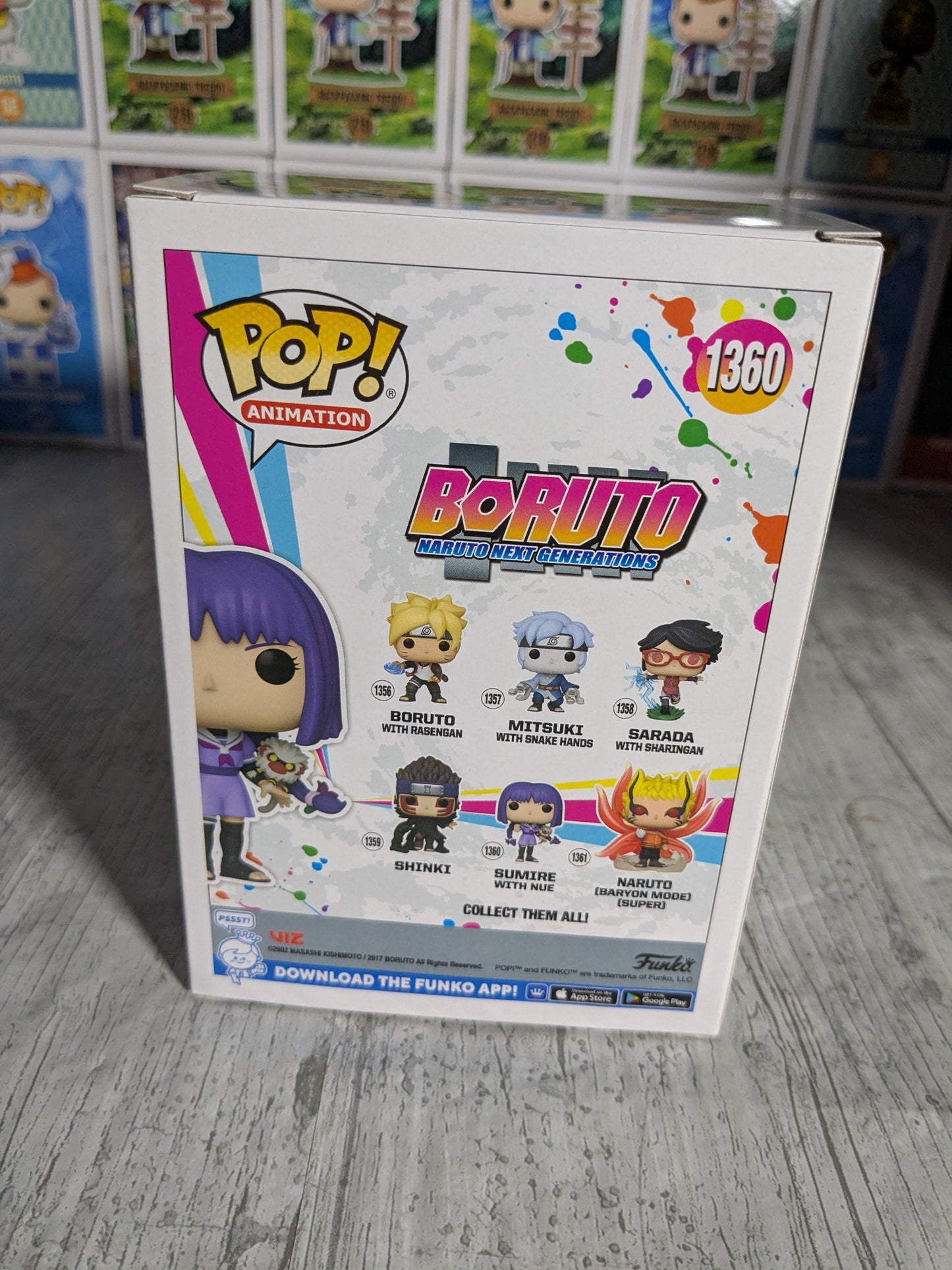 Funko pop Boruto Naruto Next Generations #1360 - Sumire with Nue