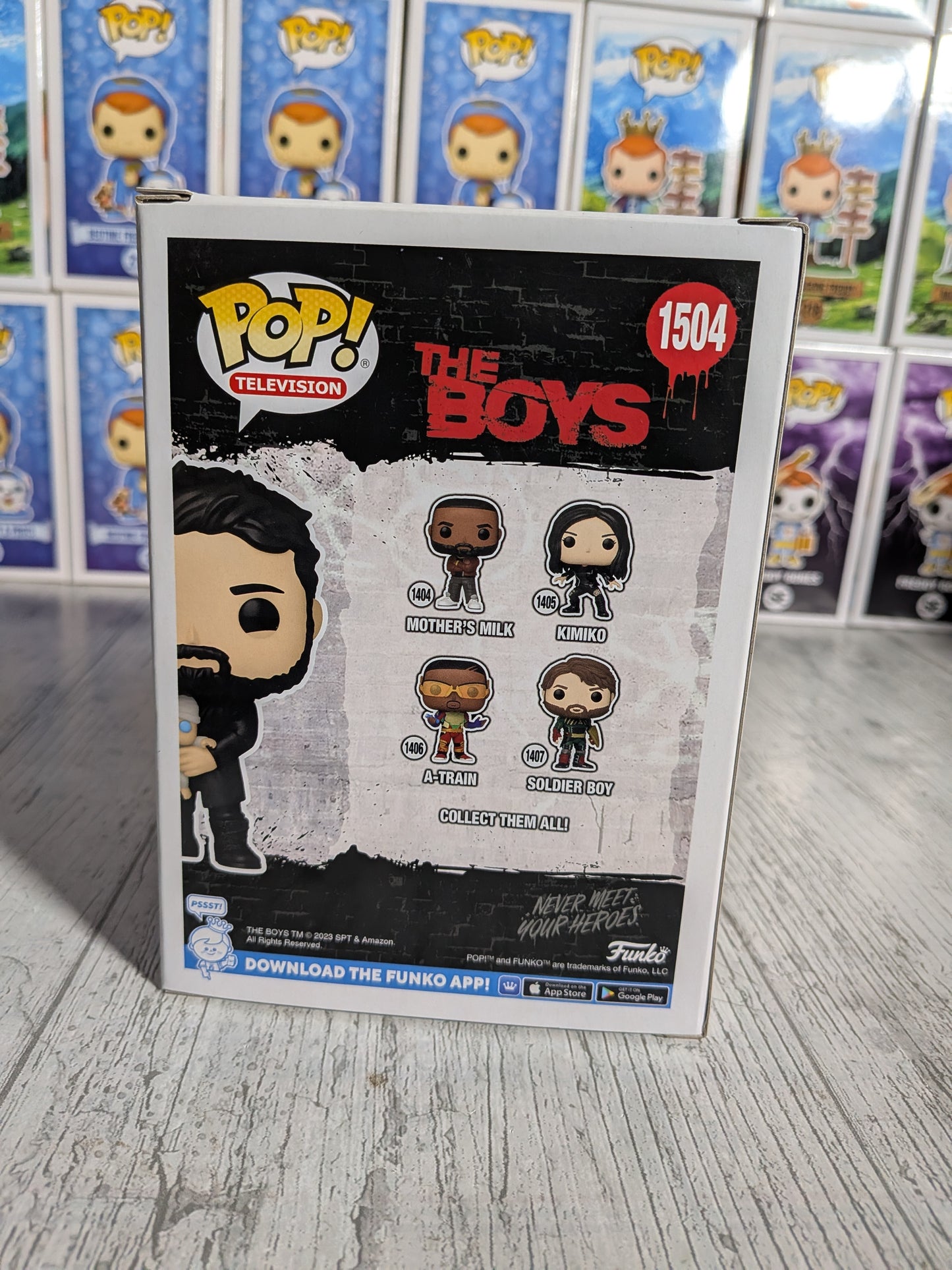Funko pop The Boys #1504 - Billy Butcher with Laser Baby (NMG)