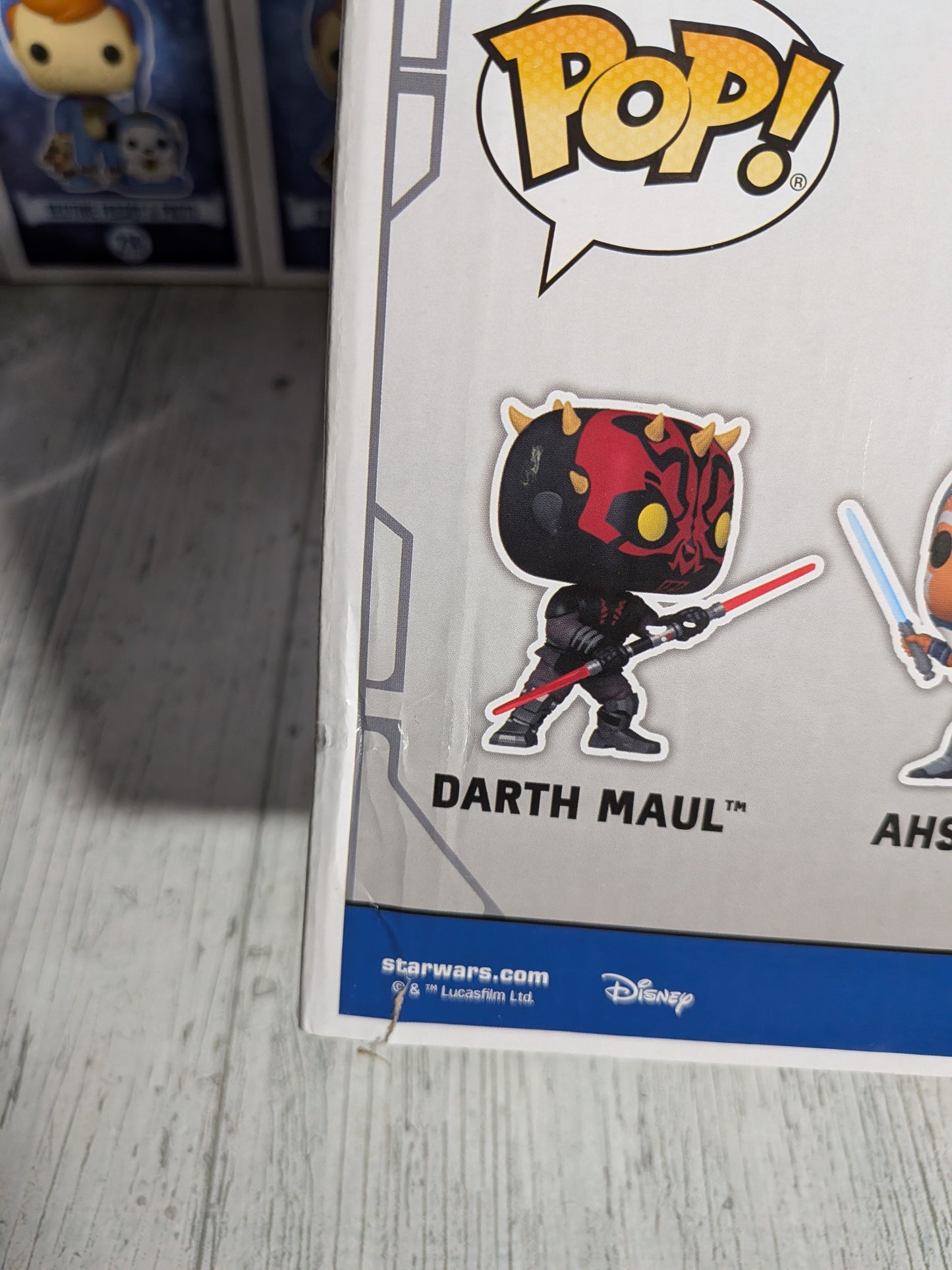 Funko Pop Star Wars – Darth Maul vs Ahsoka Tano (GE/Beschädigte Box)