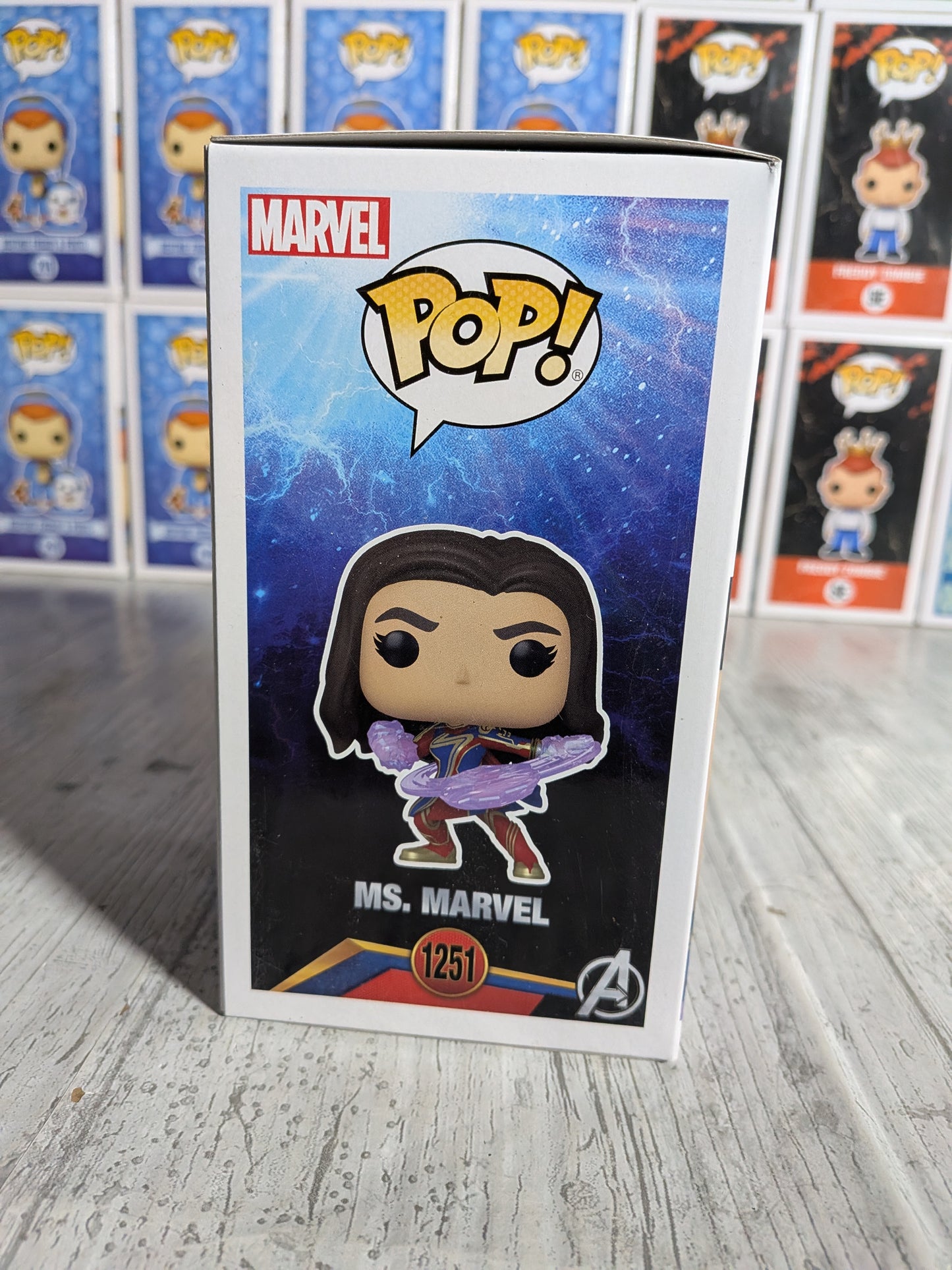 Funko Pop 1251: Ms. Marvel (Glow)