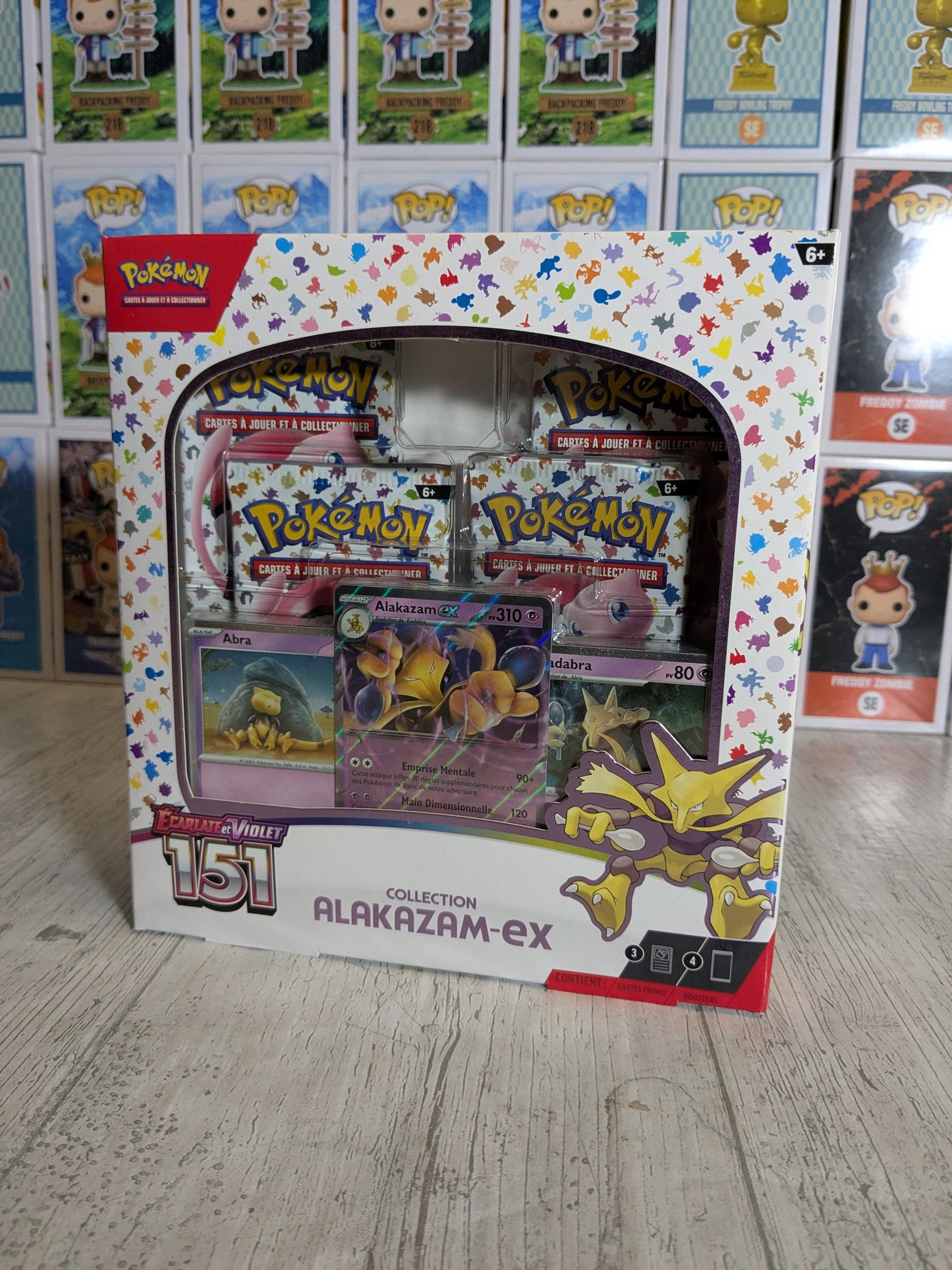 Coffret Pokémon 151 Alakazam-ex (FR) - Cartes Promo et Boosters