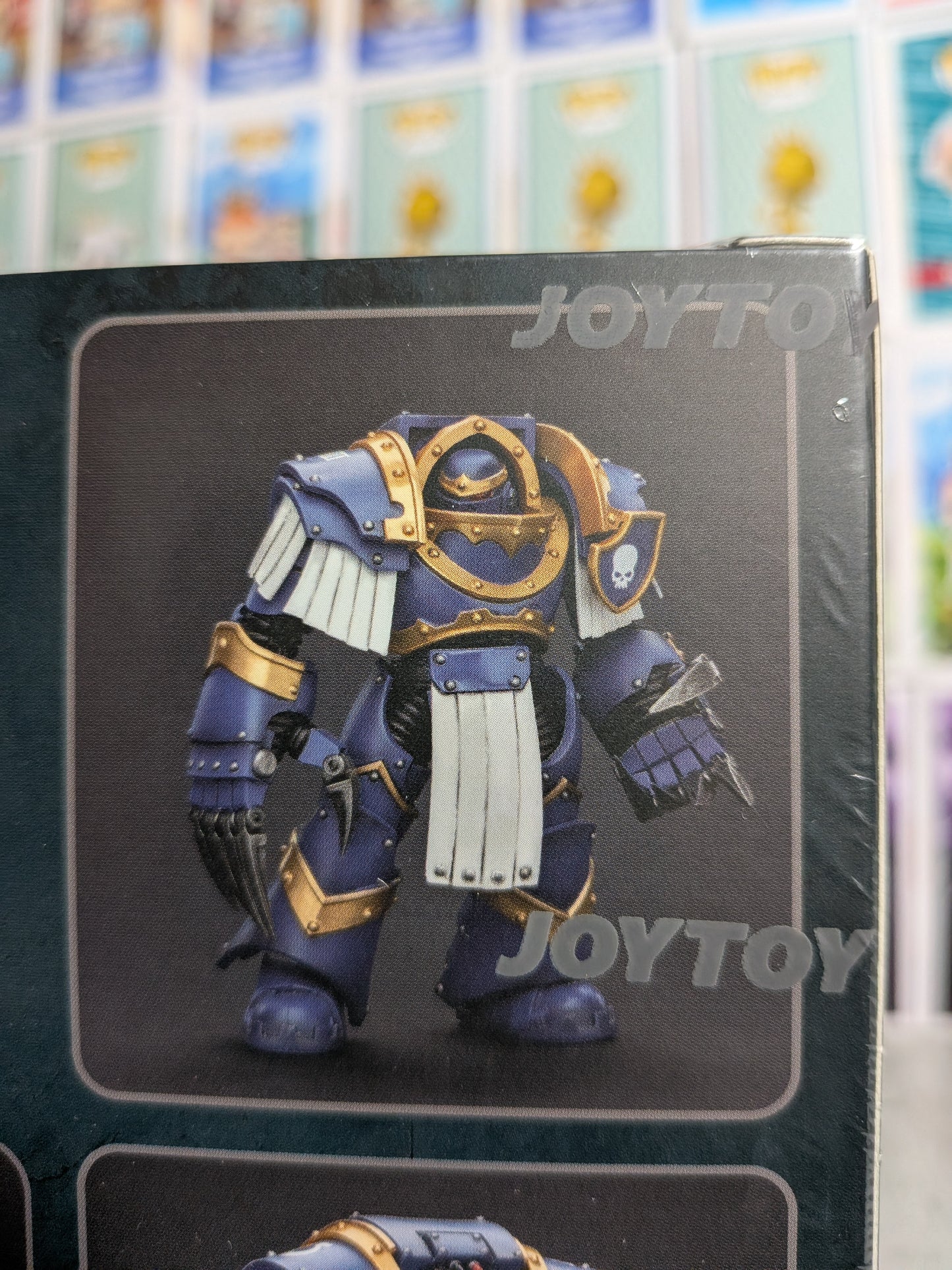JoyToy Warhammer The Horus Heresy - Ultramarines Cataphractii Terminator Trupp Terminator mit Blitzklauen (13,6cm)