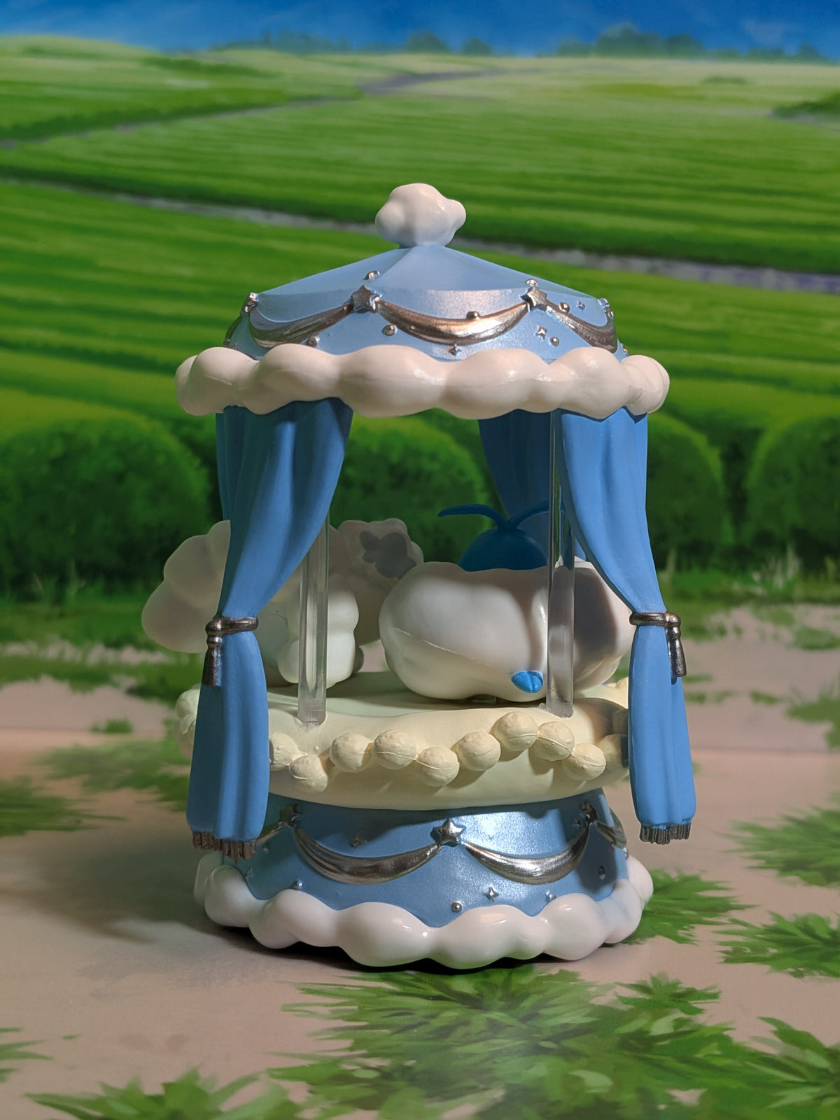 Re-Ment Pokémon Nighty Night Collection - Tylton & Goupix d'Alola / Swablu & Alolan Vulpix (~10cm)