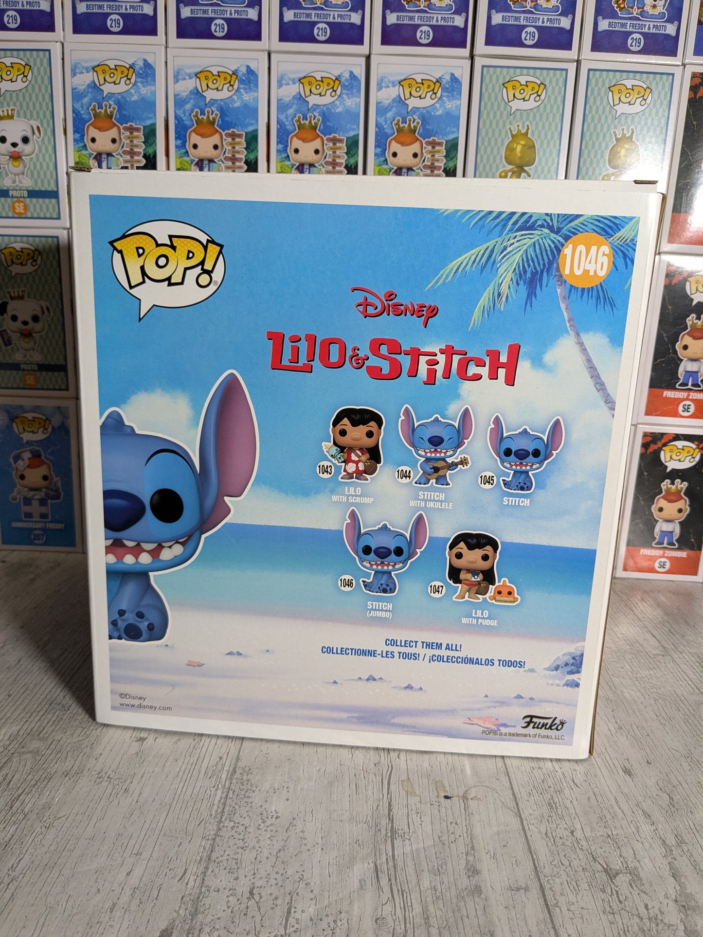 Funko pop 1046 : Stitch (Opened / Damaged box + Plastic)