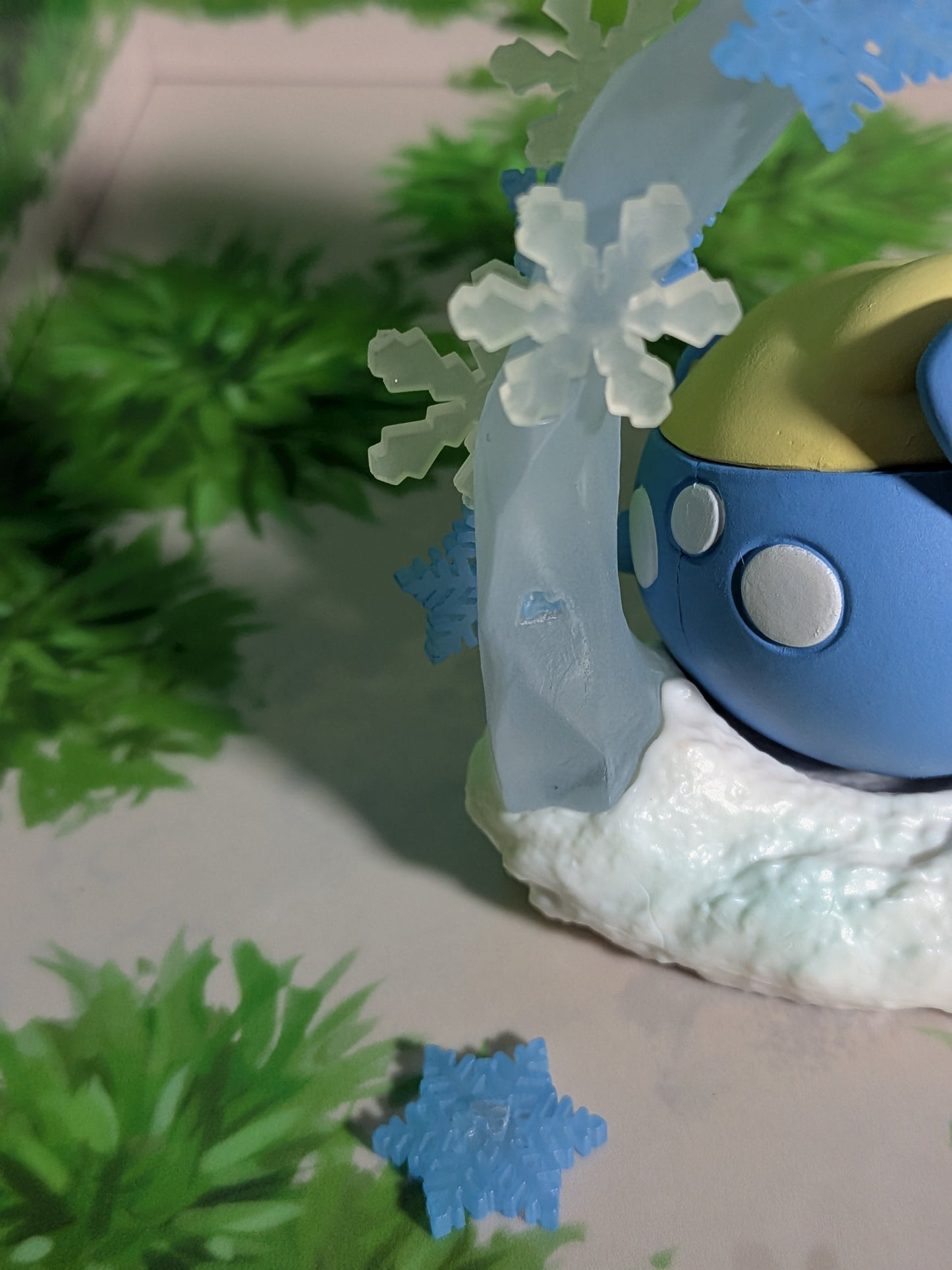 Re-Ment Pokémon - Pikachu & Obalie / Spheal - Circular Diorama (Lire description)